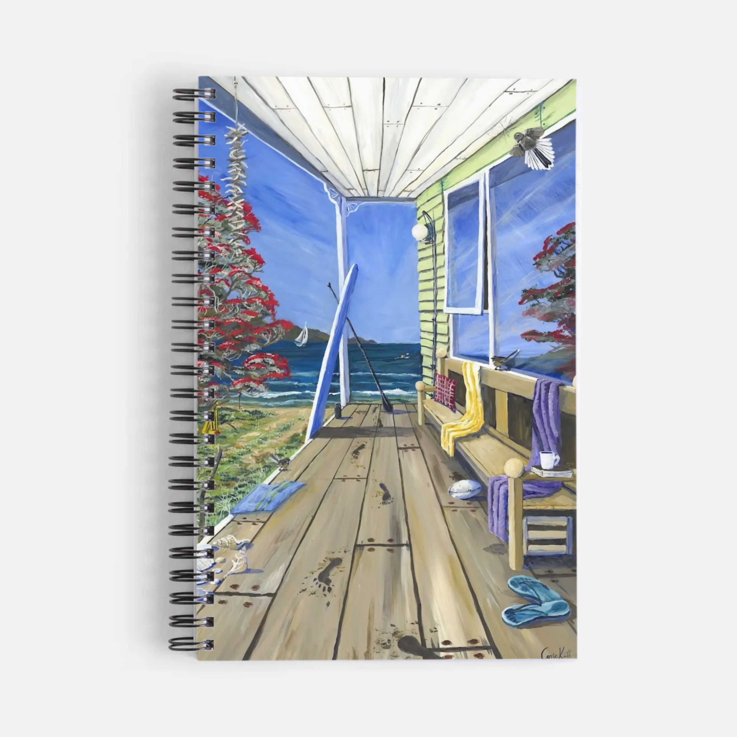 Off the Deck Visual Diary – Aotearoa Coastal Art Notebook