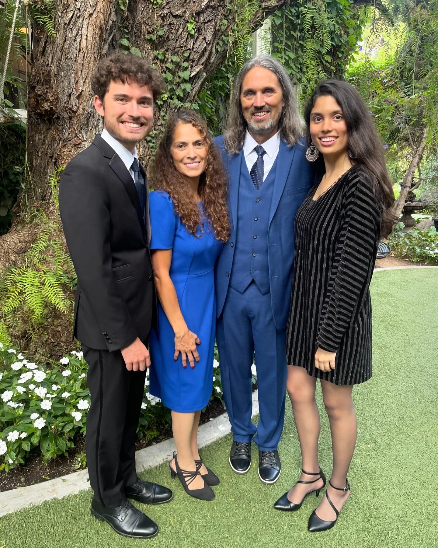 Is it our last time? We only dress up and get a family picture at weddings. Just so you know we are alive and older (Leah is 25, Noah 24, Bob 60, and Ileana is classified), here is our family last fall at Bre and Nate&rsquo;s wedding.