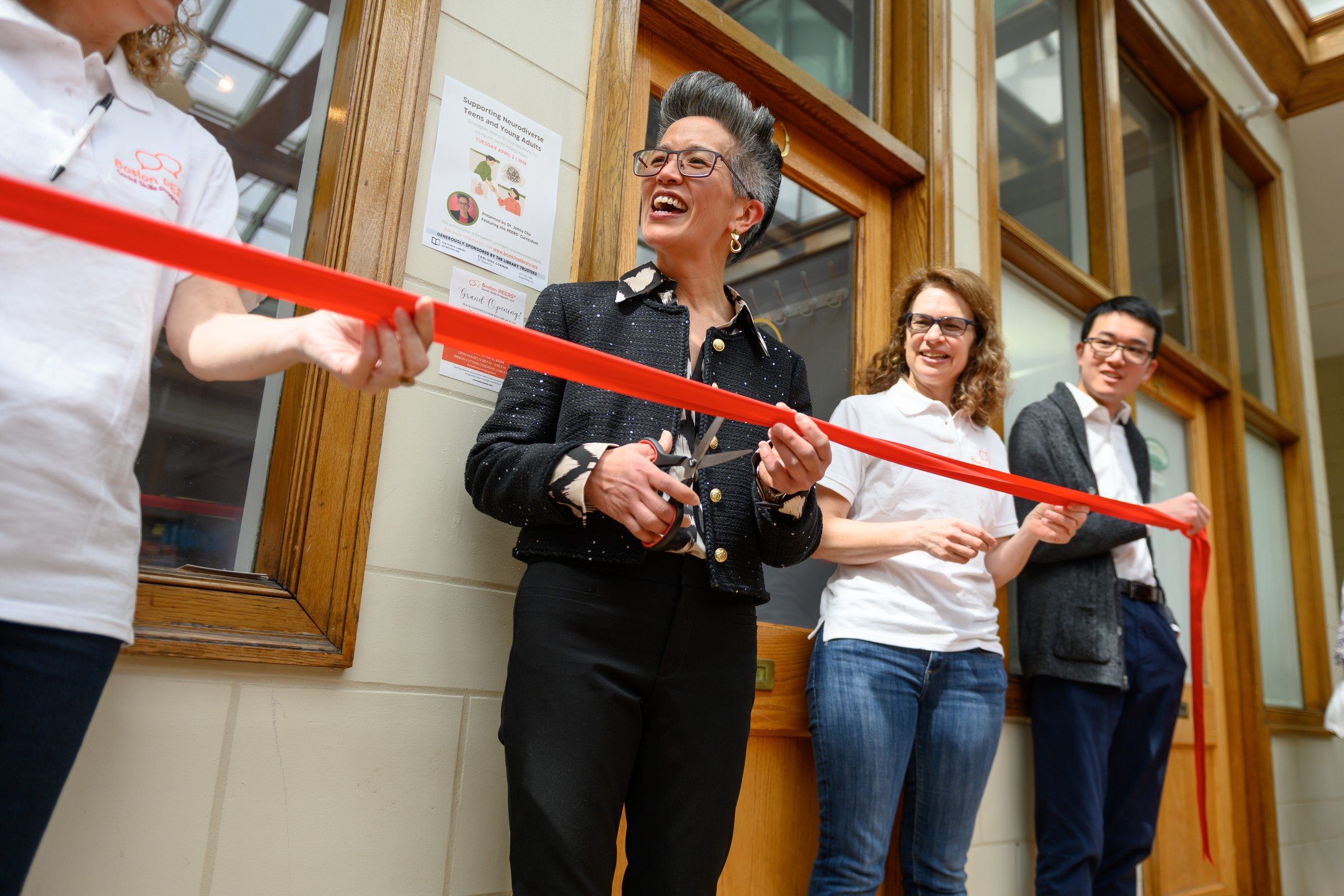 It&rsquo;s official &ndash; Boston PEERS&reg; doors are OPEN! 

Huge thank you to Brookline News for featuring our Open House and Ribbon Cutting Ceremony this past weekend! https://brookline.news/new-coolidge-corner-business-offers-social-skills-trai