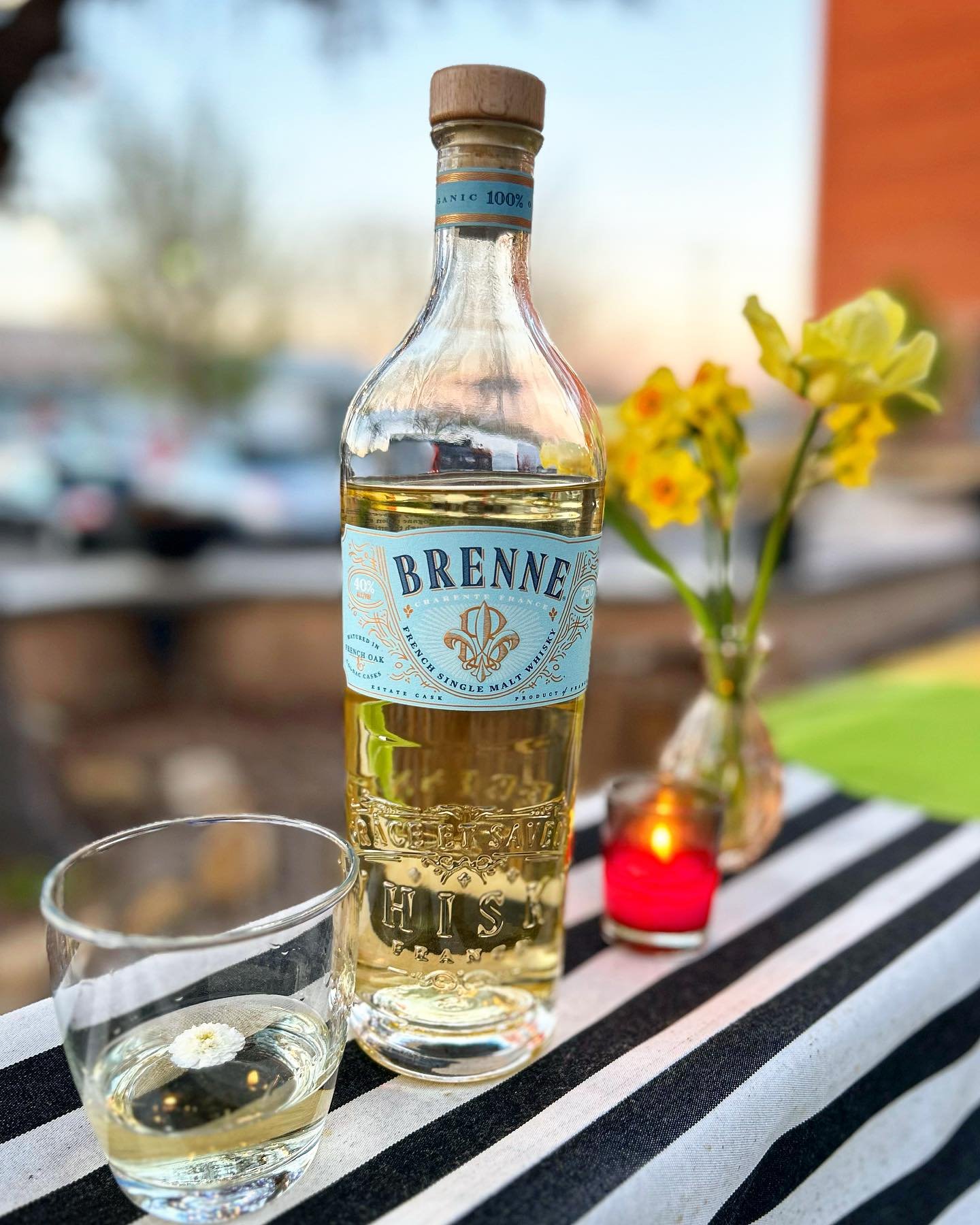 It&rsquo;s #thirstythursday and we&rsquo;re drinking @brennewhisky! This uper smooth, slightly floral, single malt is the first in the world aged in both new French Limousin Oak barrels and Cognac casks, PLUS it&rsquo;s a #womanfounded company&hellip