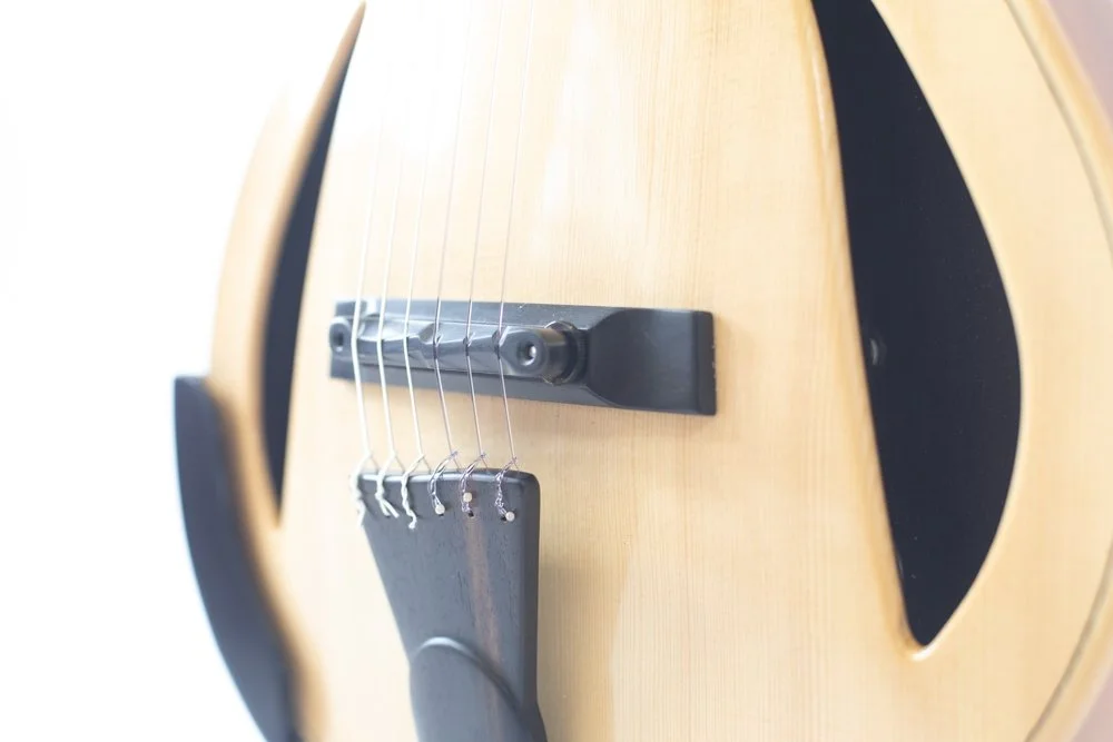 Maestro 14.5" Nylon String Hollow Body Archtop Jazz Guitar — Taka Moro