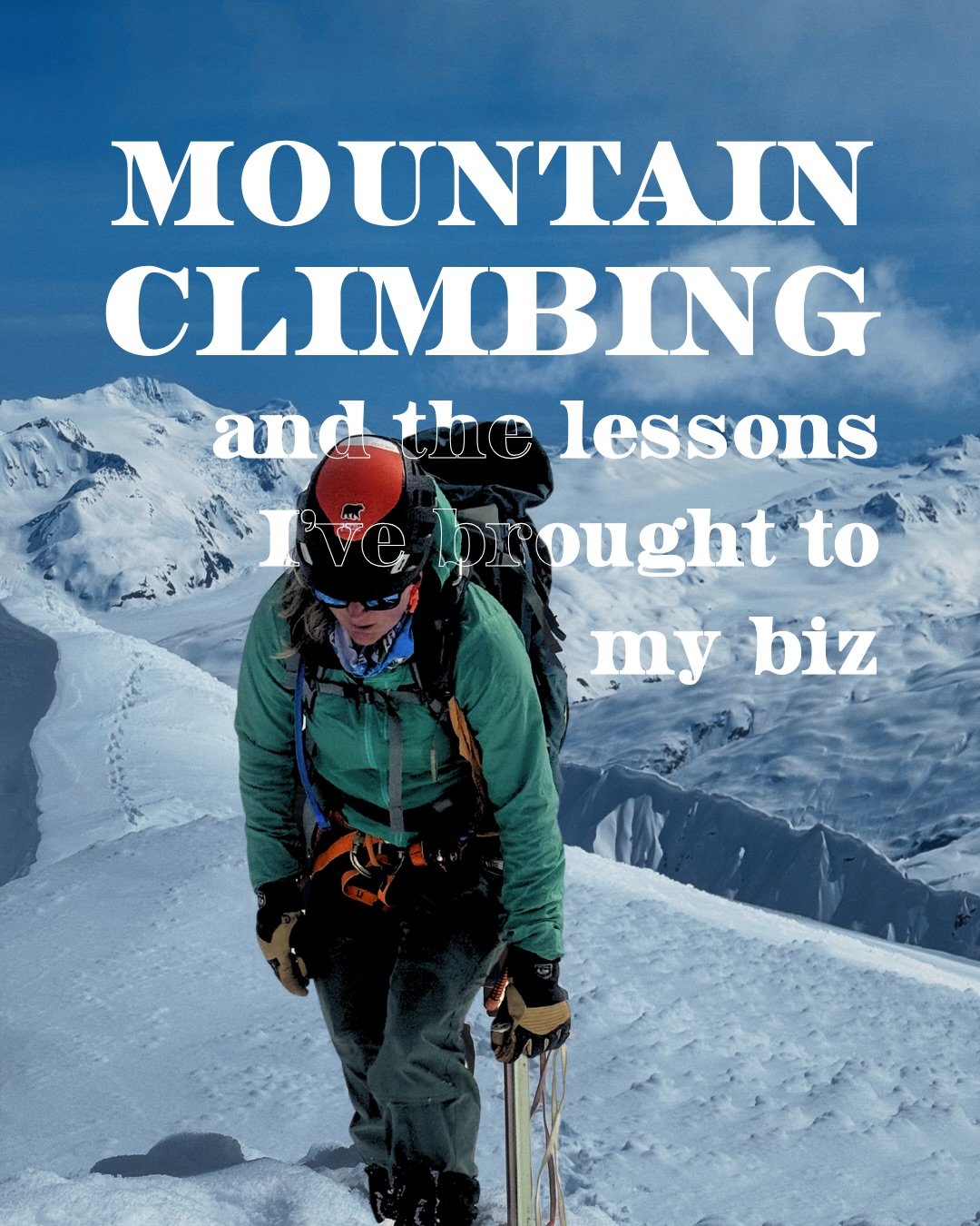 If your business feels like it&rsquo;s in the middle of the climb right now&hellip; you&rsquo;re not behind.

You&rsquo;re building something that lasts.

If I&rsquo;ve learned anything from climbing mountains the past ten years, you don&rsquo;t get 