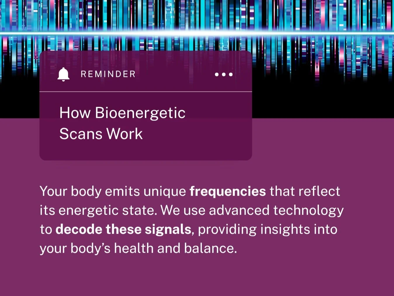 Parasite Cleanse, bioenergetic scan, detect imbalance