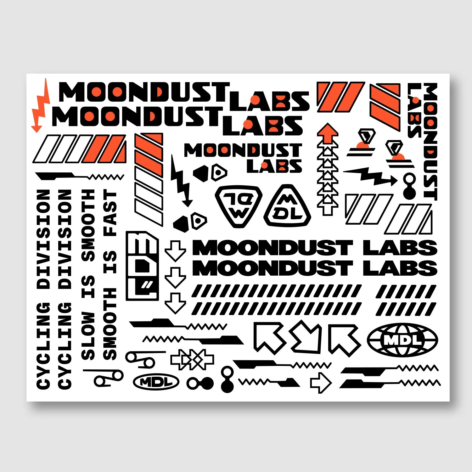 Helmet Graphics - Transfer Sticker Sheet