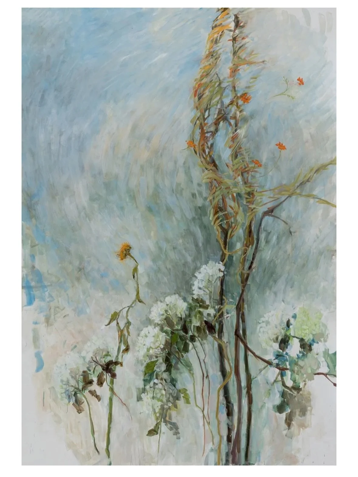 Summer Garden 

198 x 137 cm

#oil on #linen

Inspiration/Shakespeare&rsquo;s  Sonnet 18
My garden 

Showing @wmoragalleries 
Opening Thursday