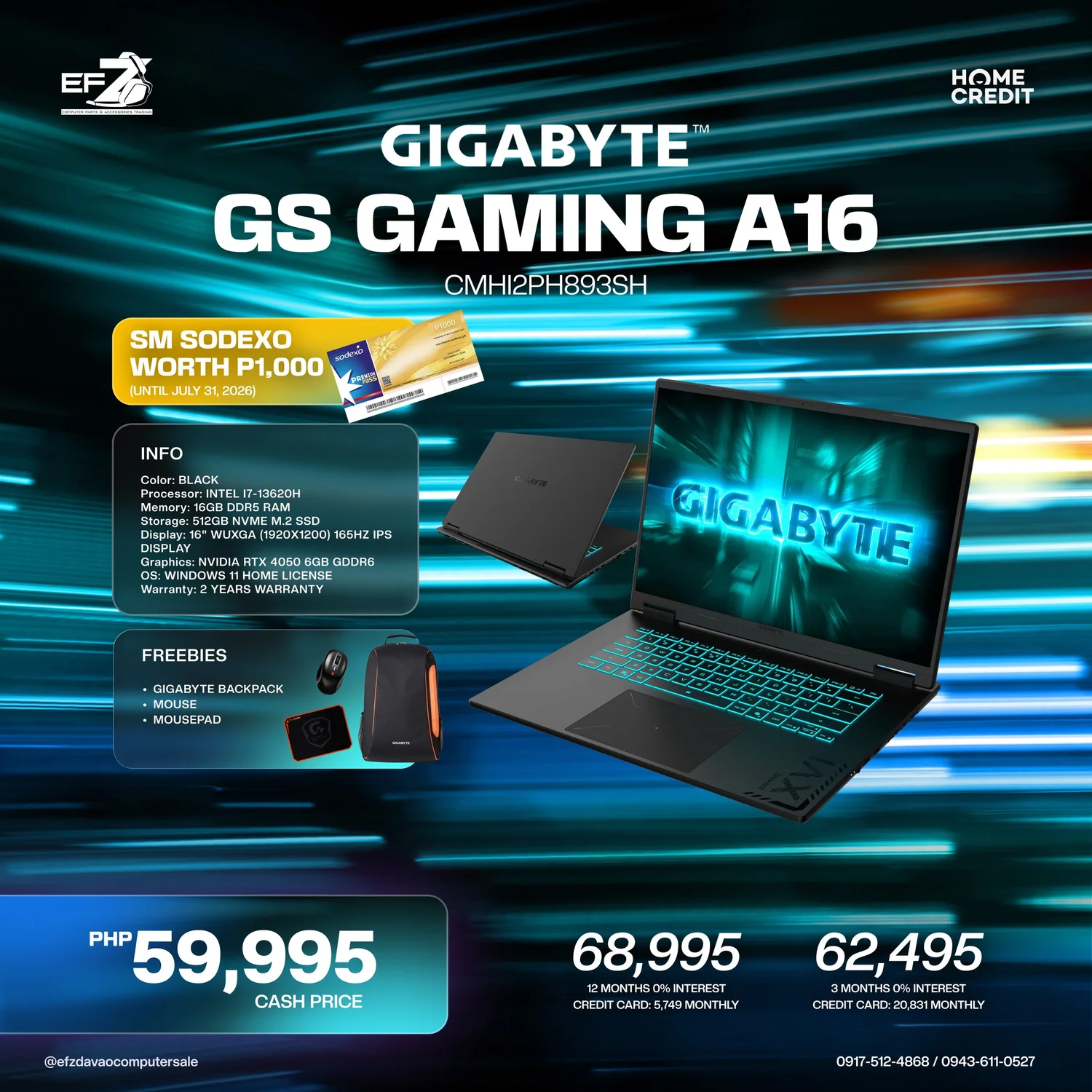 Gaming Laptops — EFZ COMPUTER PARTS AND ACCESSORIES TRADING