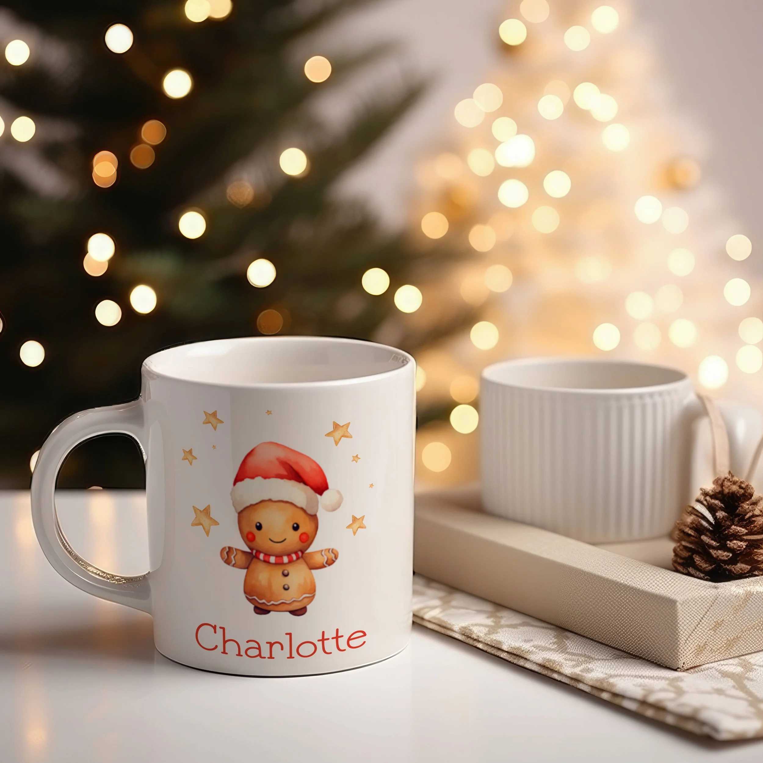 6oz Gingerbread Man on mug - personalised.jpg