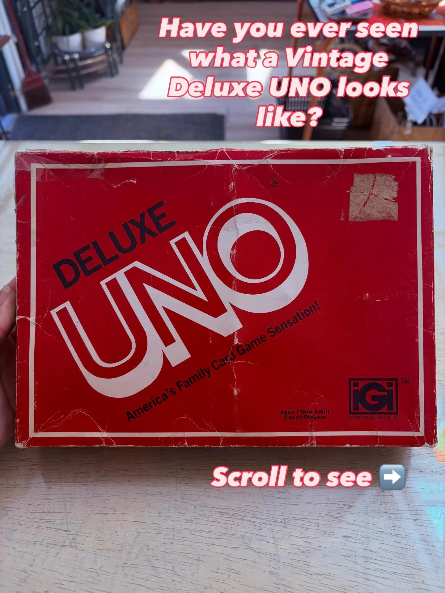How cool is this 🤩 come see what else you&rsquo;ll find today at Sundance ☀️

#vintage #uno #sundancethriftshop #thriftstore #fyp