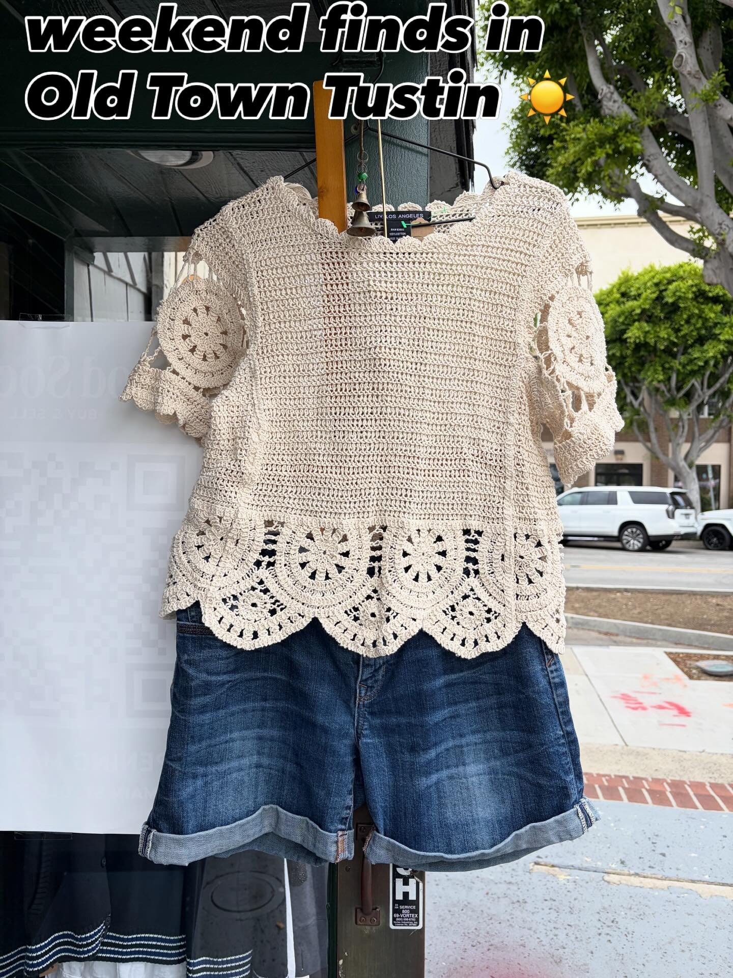 weekend finds ☀️ 
#oldtowntustin #thrift #sundancethriftshop #ootd #shoplocal