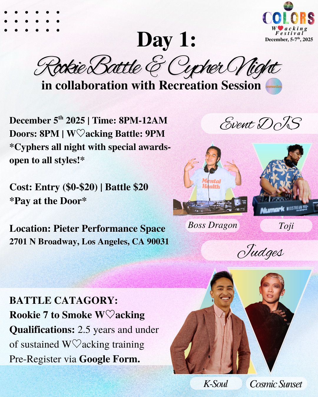 COLORS Whacking Festival - Day 1