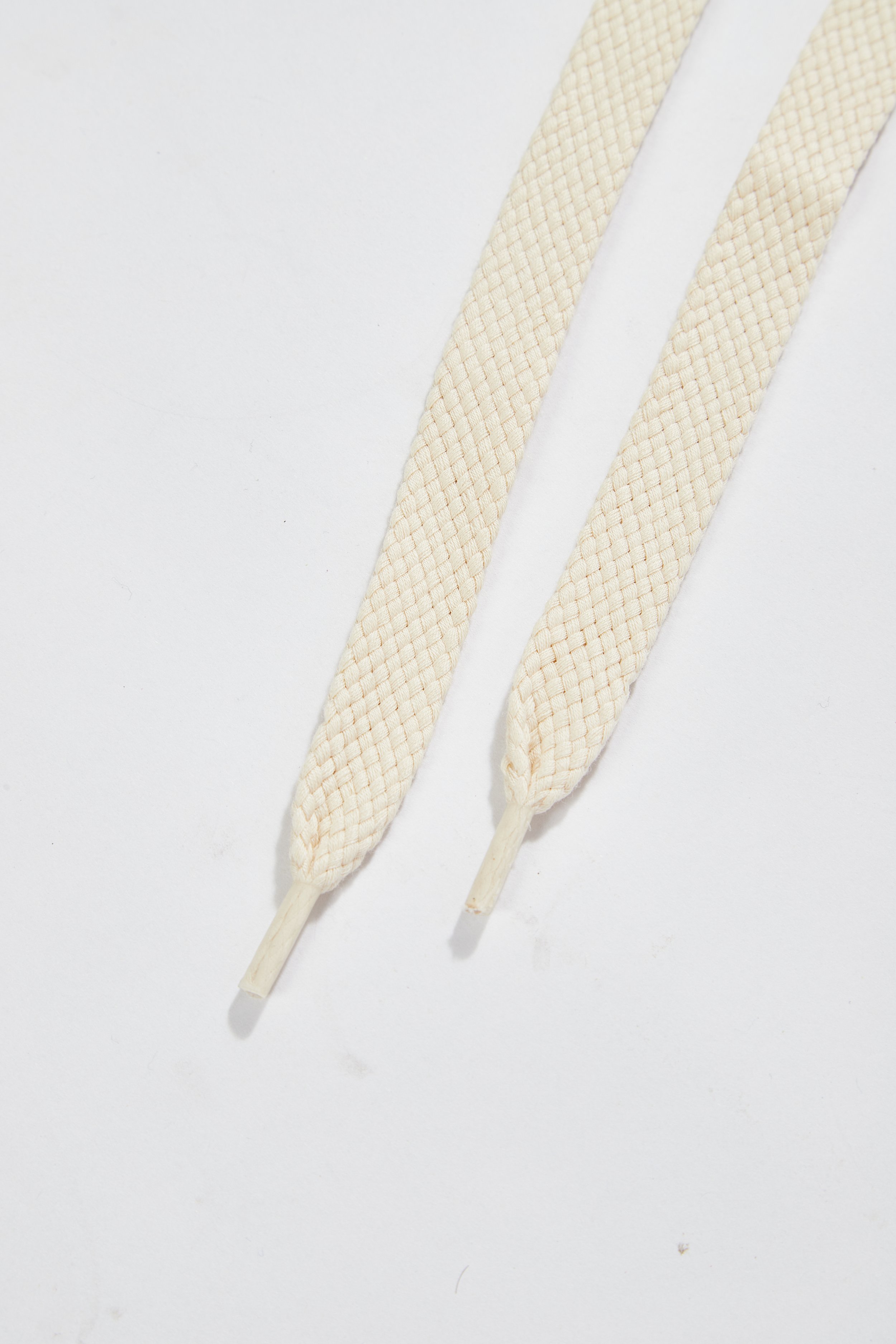 Maison Cream Cotton Shoelace