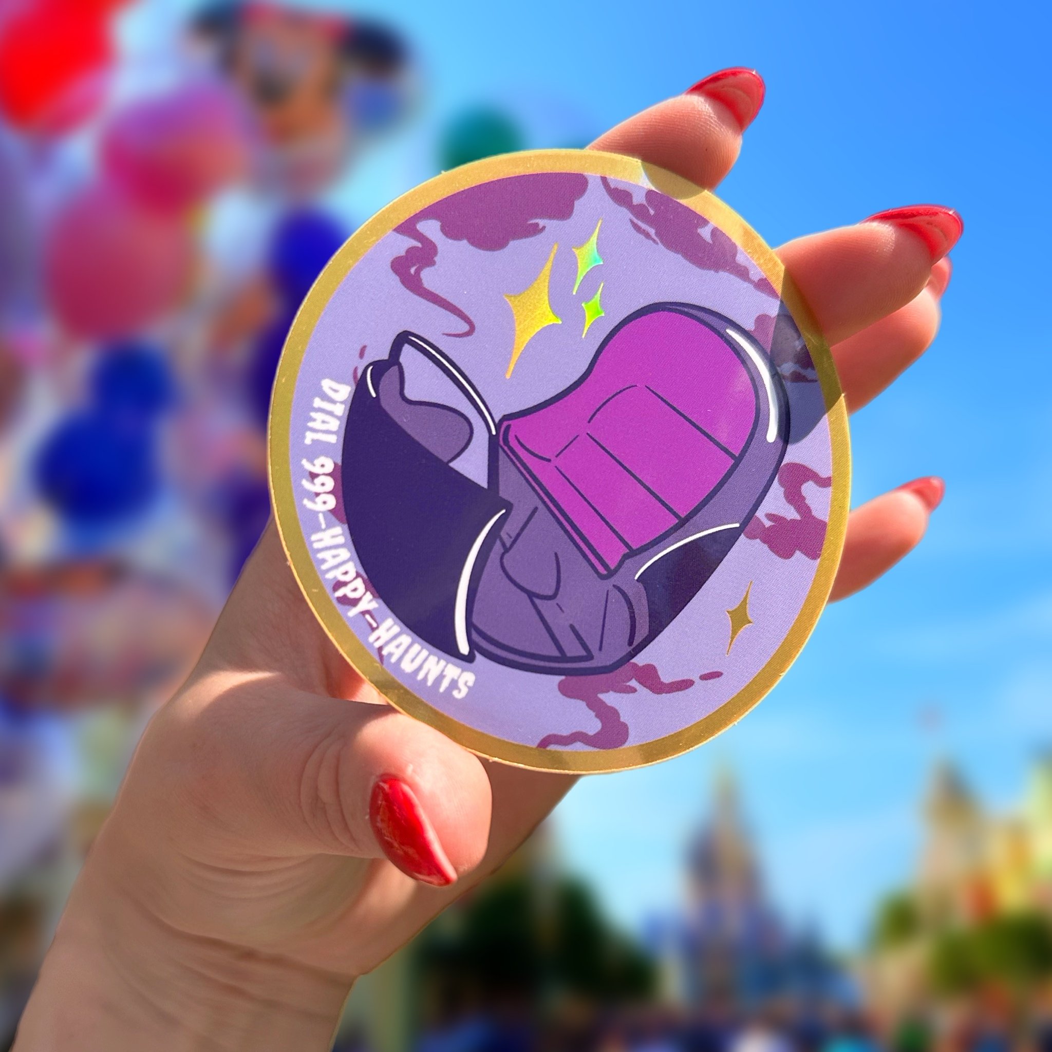 Doom Buggy Holographic Sticker