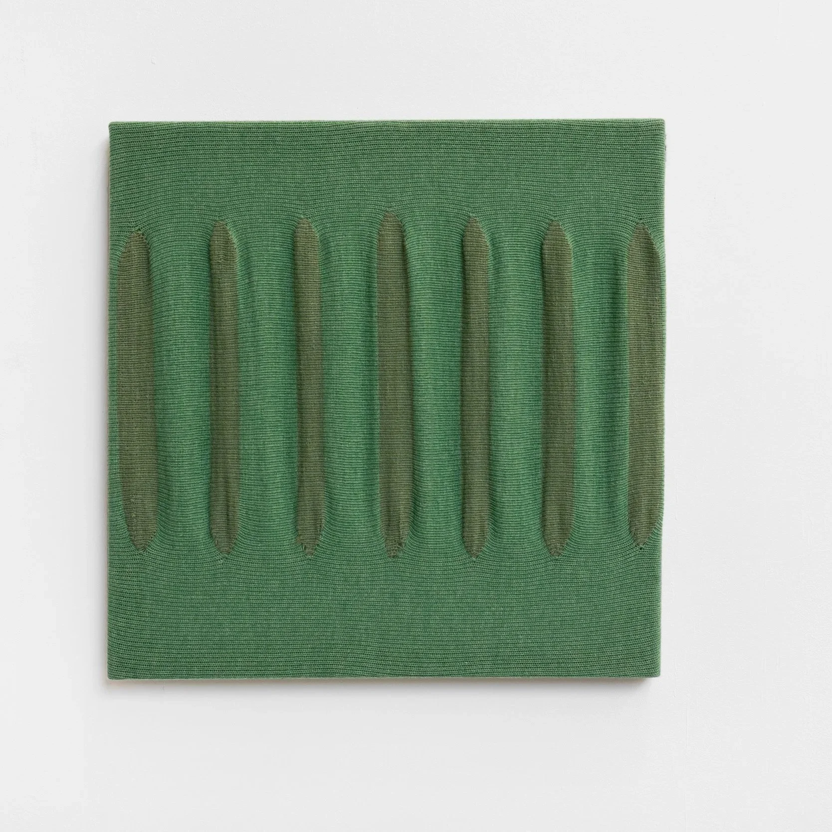 Annie Shead, 'Ponds', 2025, lambswool on wooden frame, 50 x 50cm