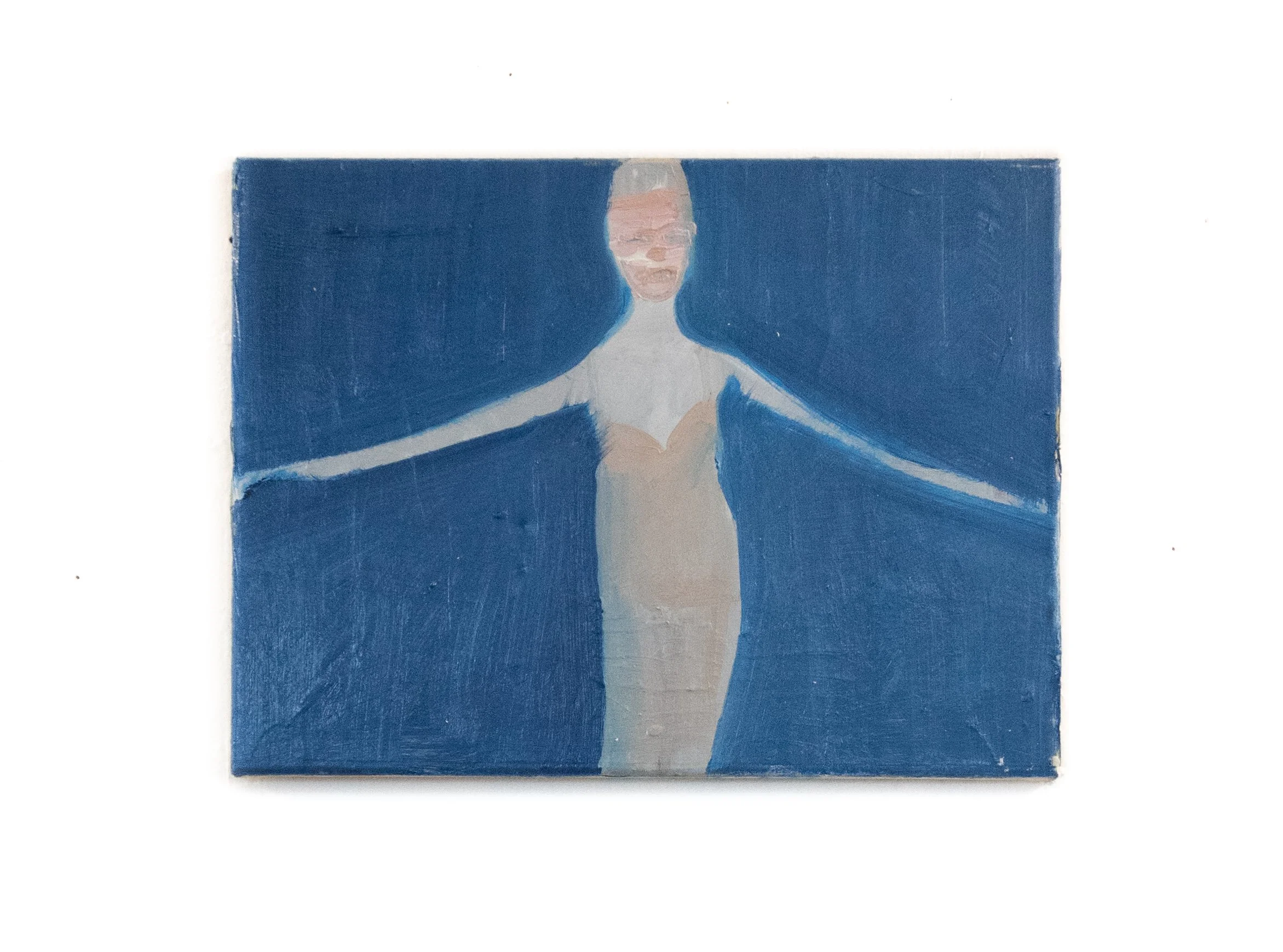 Dan Coombs, 'Woman', 2024, oil on canvas, 20 x 30 cm / 8 x 12 in