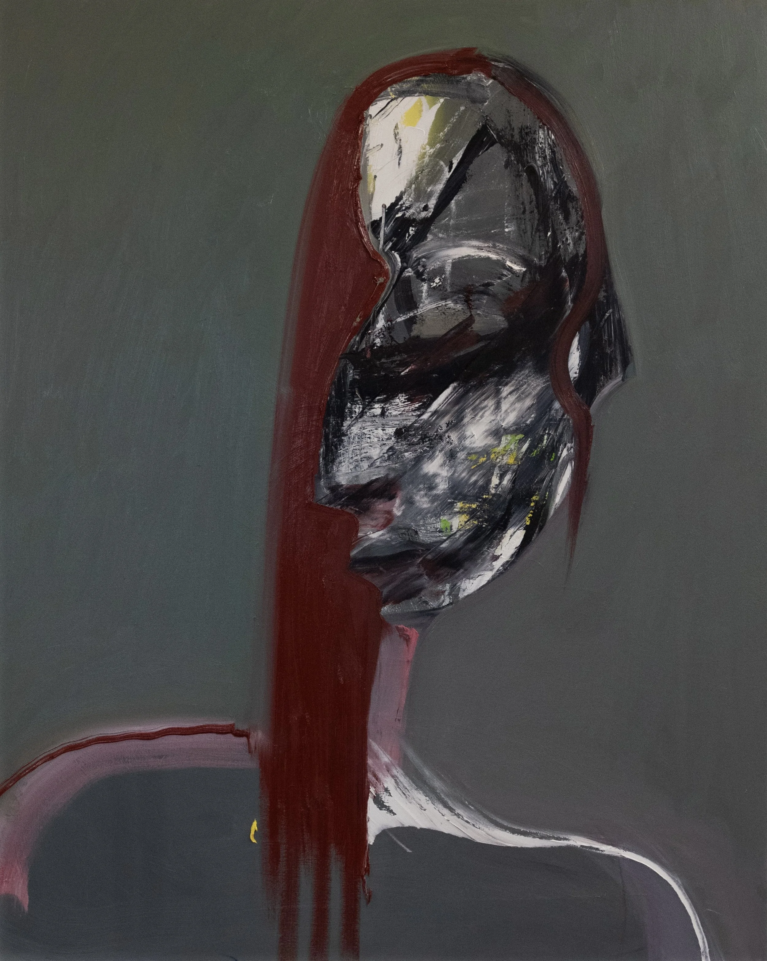 Dan Coombs, 'Woman', 2024, oil on canvas, 150 x 120 cm / 59 x 47.25 in