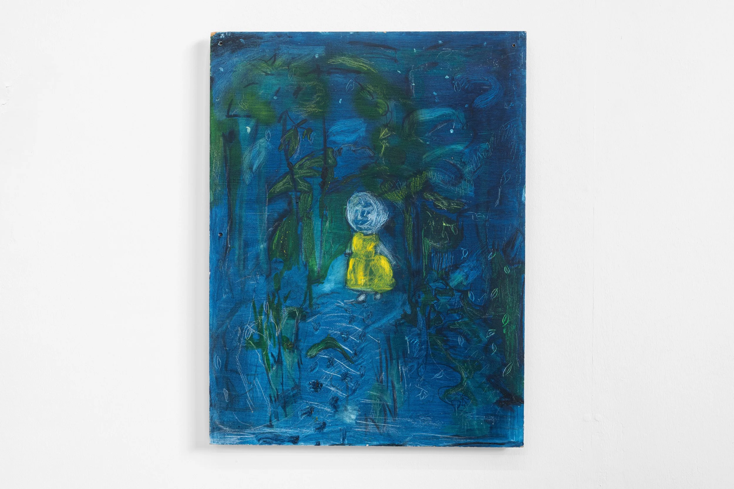 Rose Jones, 'Wandering Women', 2024, oil on MDF, 76 x 58 cm