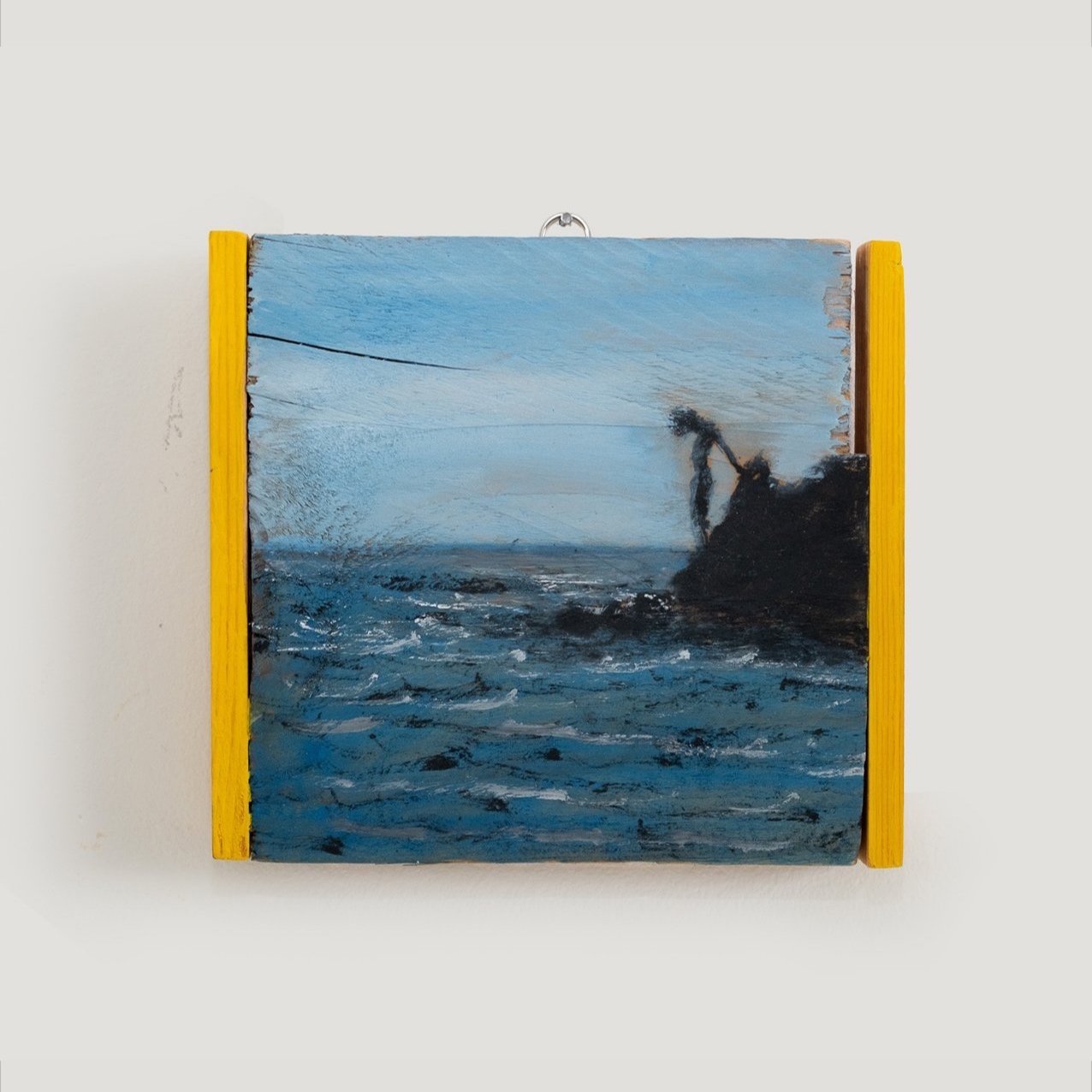 Norman Hyams, 'Untitled', 2023, oil on board, 14.8 x 16 cm / 6 x 6.25 in