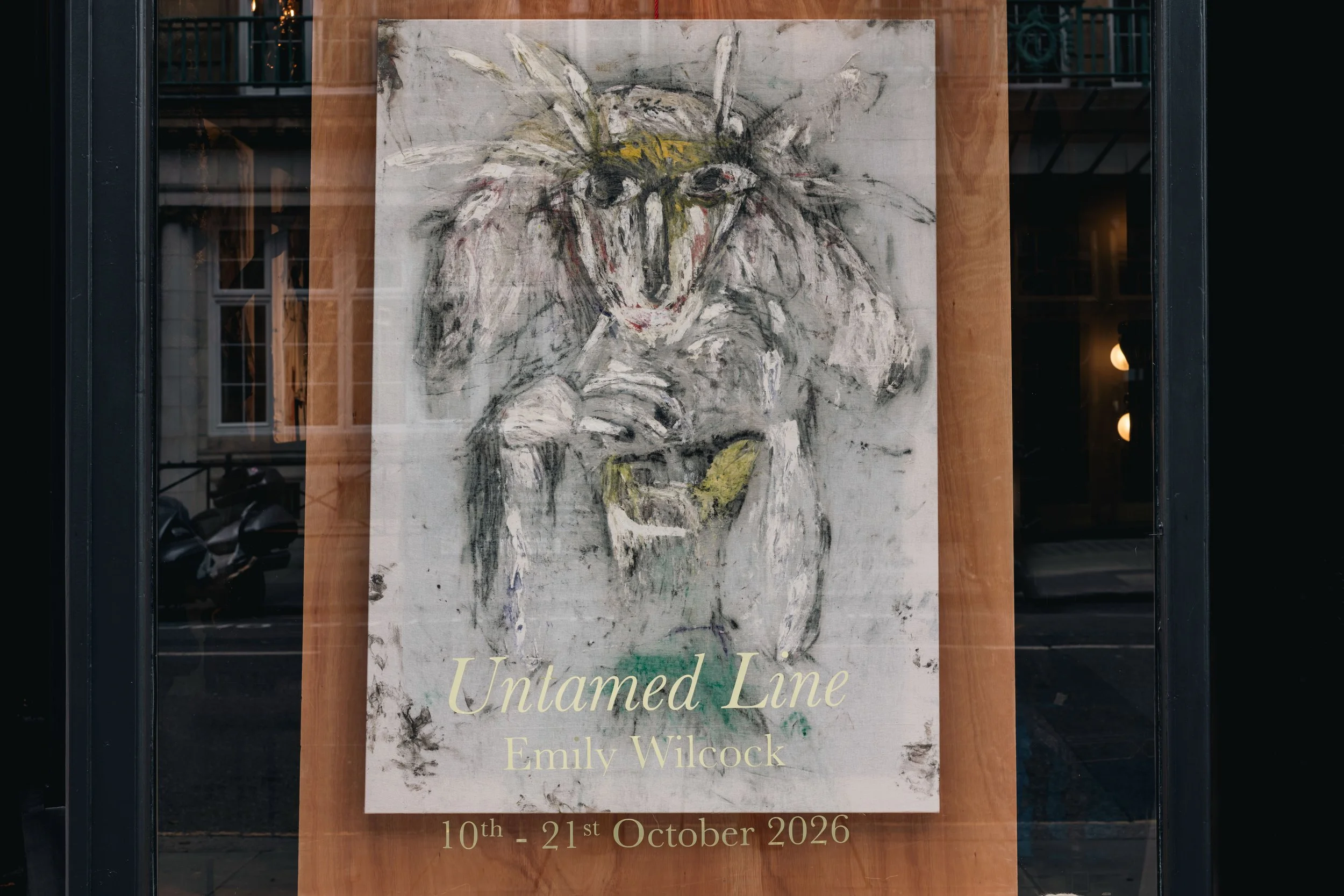 'First Contact', 2026, oil on canvas, 130 x 90 cm