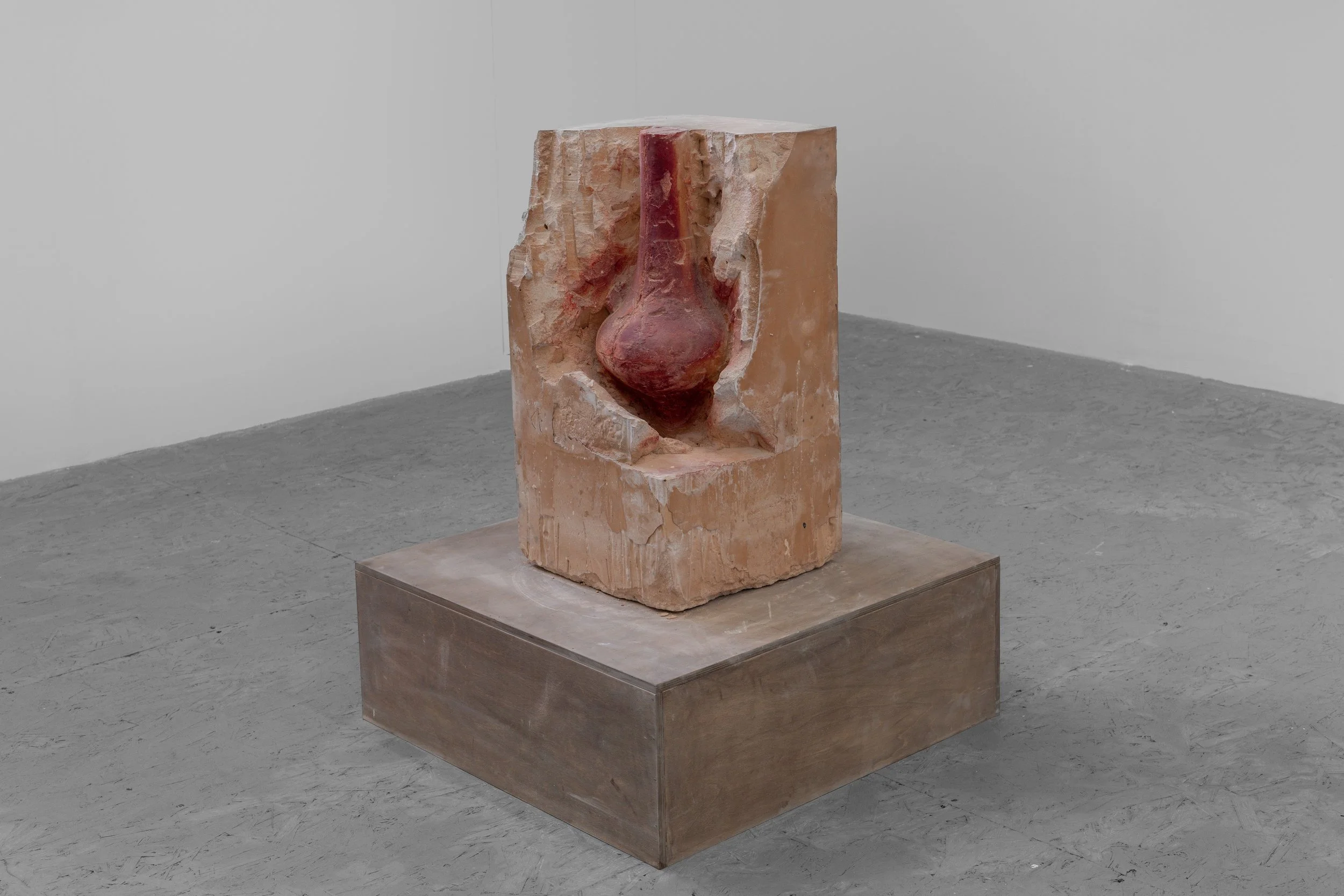 Alexander Carey-Morgan, 'Sacred Bloom I', 2023, plaster and pigment, 35 x 35 x 65cm