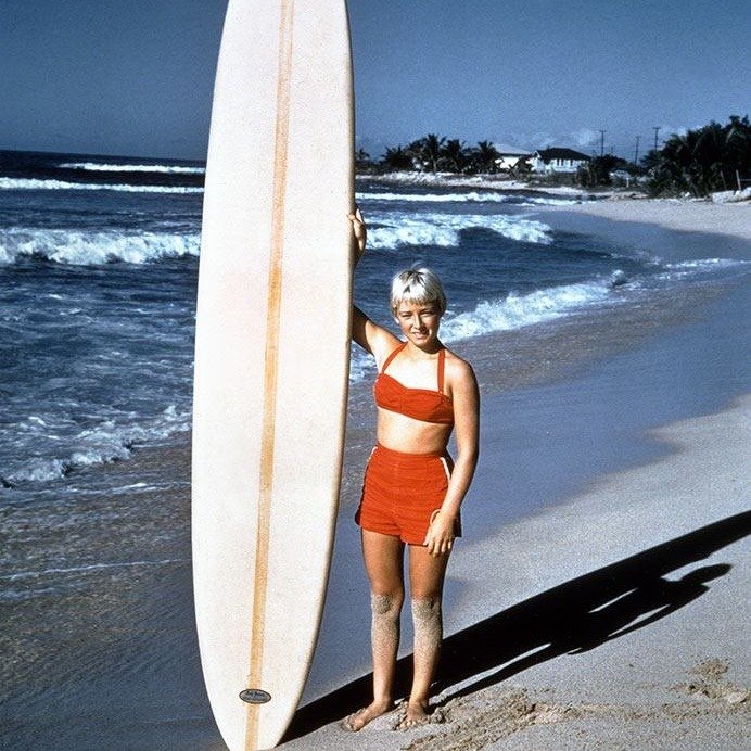 In 1959 Dale Velzy sponsored 15-year-old Linda Benson to compete in the Makaha International&mdash;the world championship of its day. Velzy made her board, paid for her ticket, and made sure she&rsquo;d be looked after while there. It was a first for