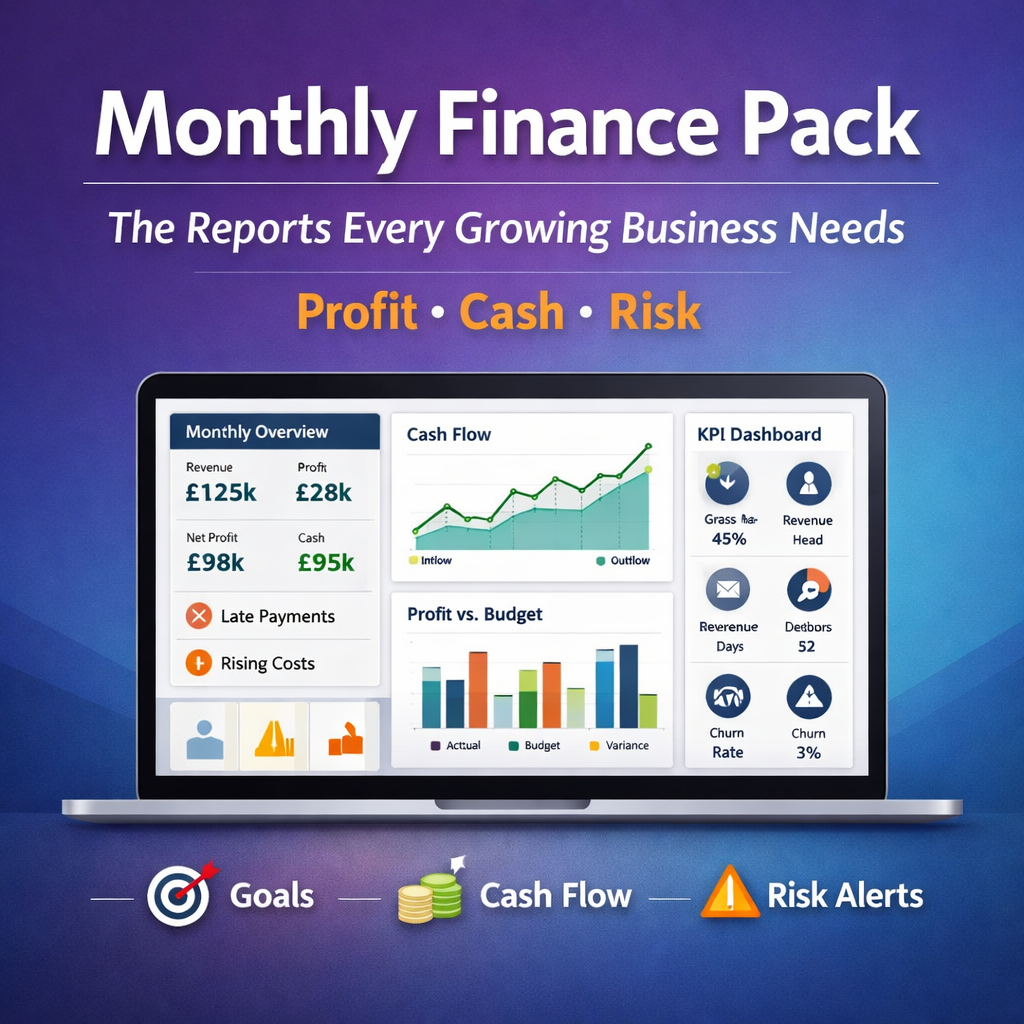 The Monthly Finance Pack Every Growing Limited Company Needs