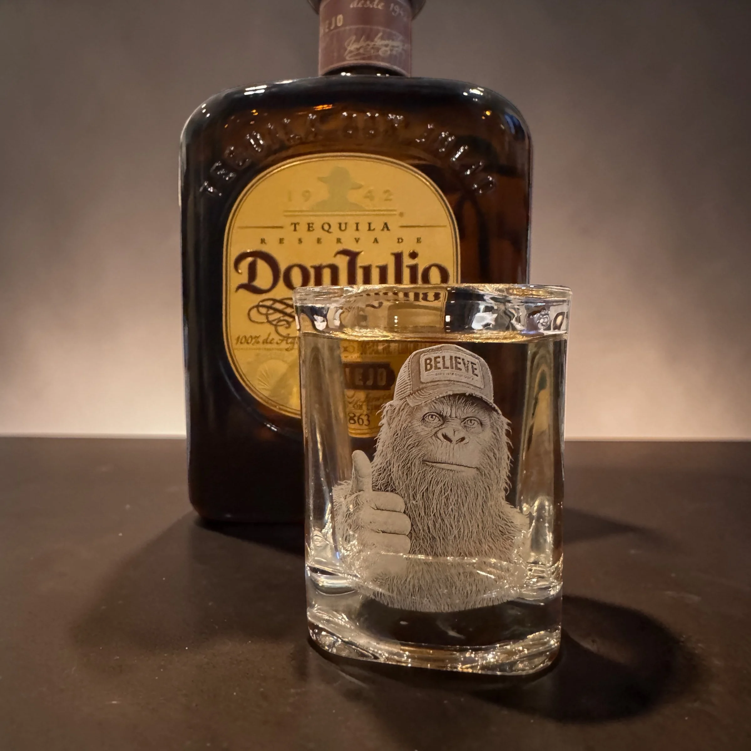 The ultimate gift of photo engraved shot glasses.