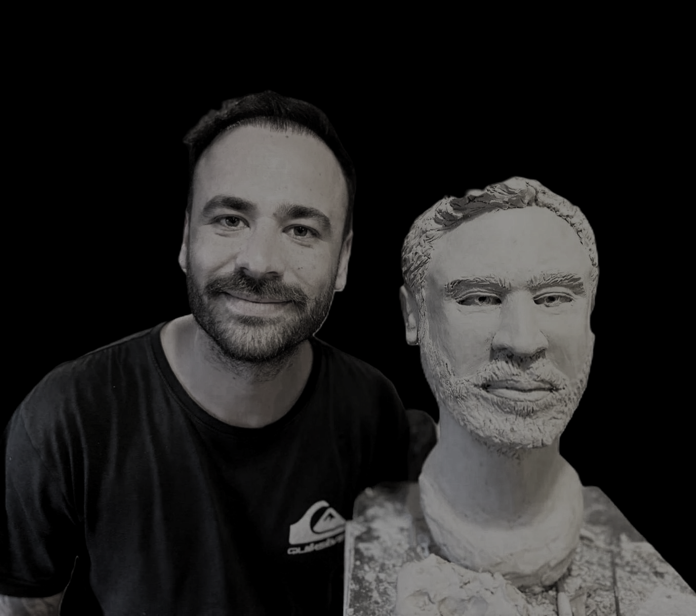 Male Portrait (Clay)