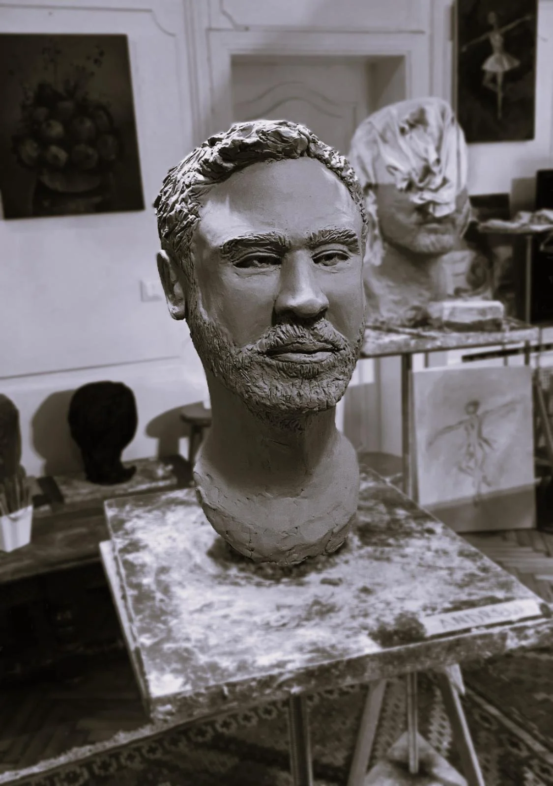 Male Portrait (Clay)