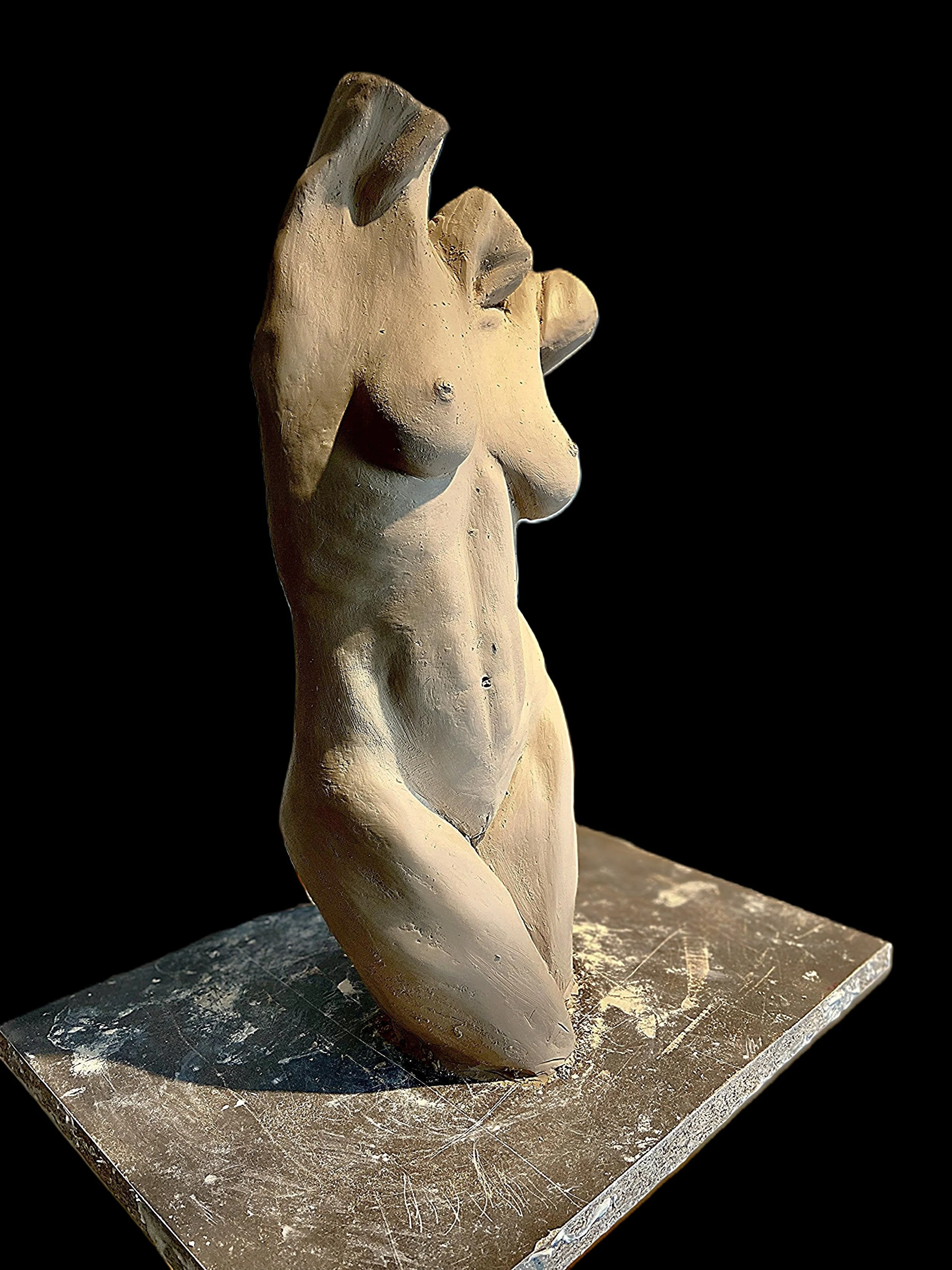 Female Torso (Clay, Stoneware)