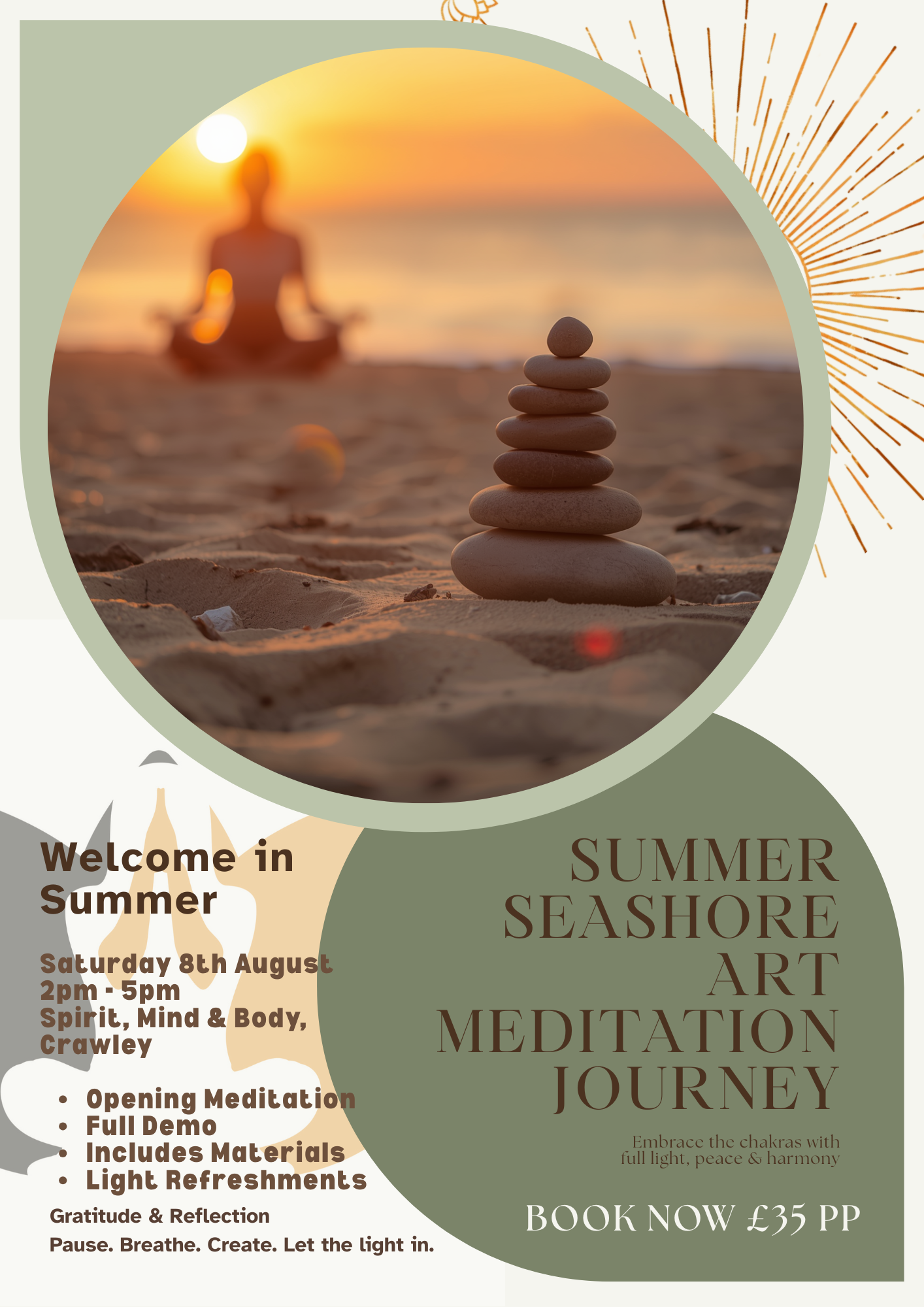 Summer Seashore Meditation & Art Workshop