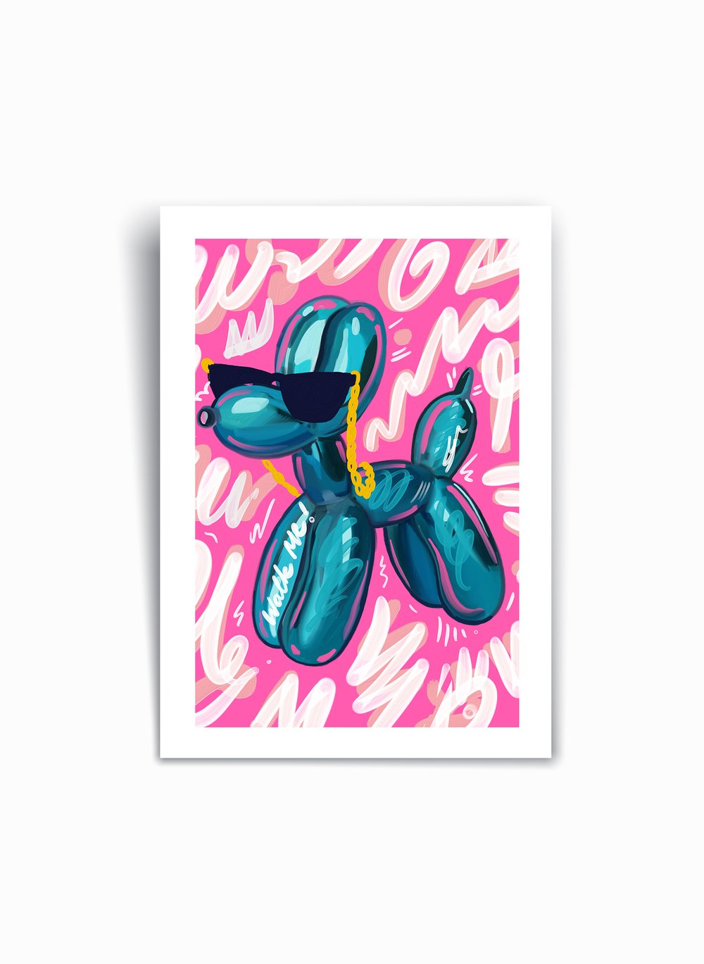 Balloon Fancy Dog – Pop-art by Tadej Studio