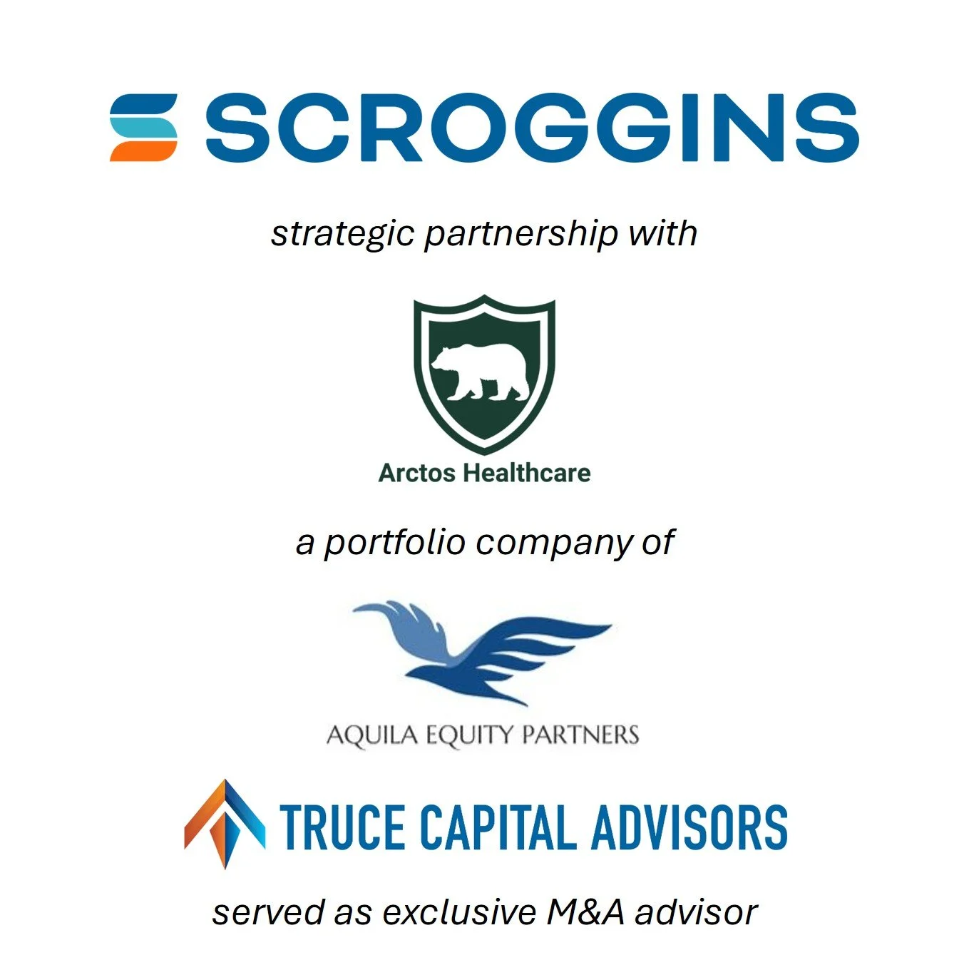 Truce Capital Advisors Leads the Strategic Partnership of Scroggins Advisory with Arctos Healthcare