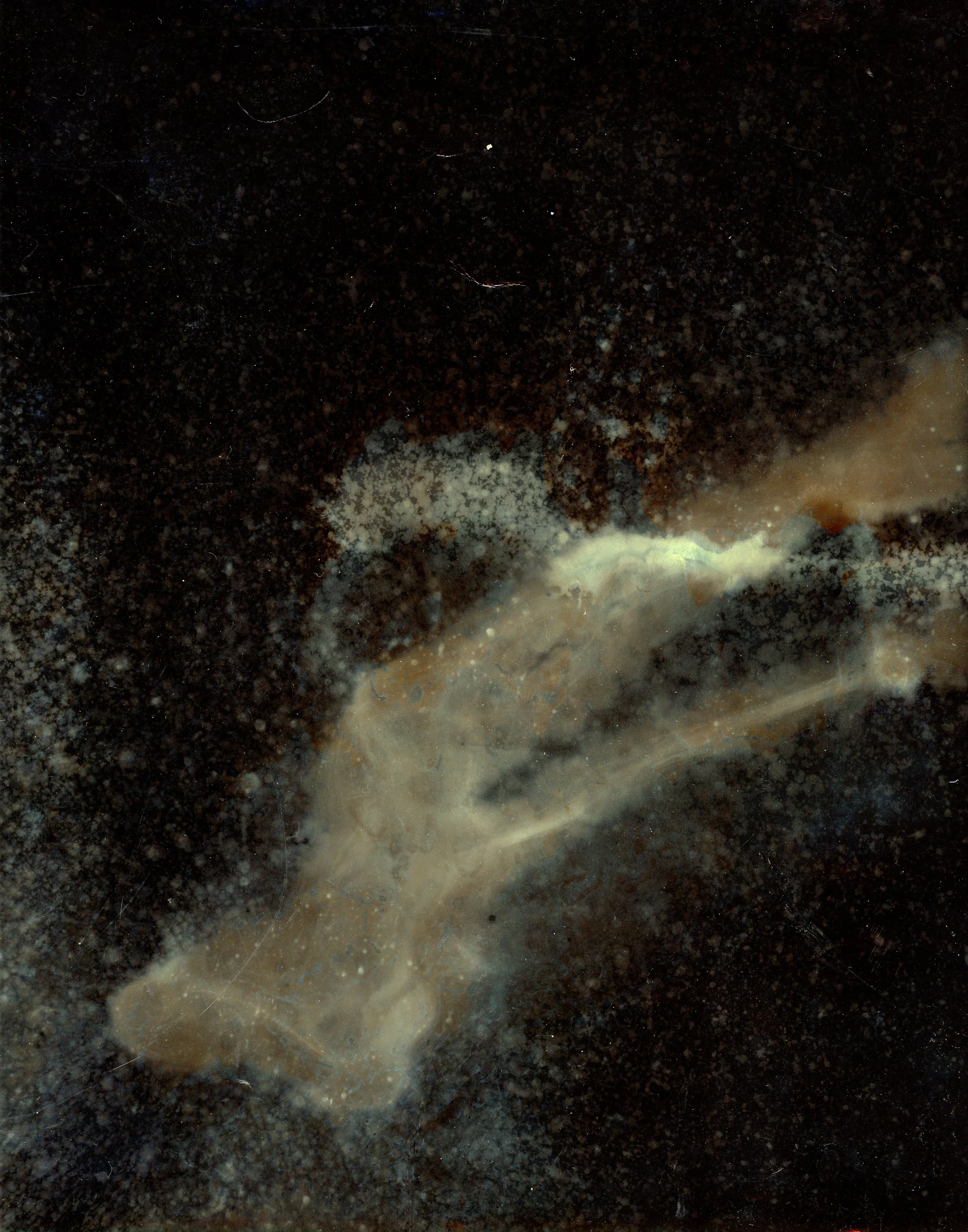 Untitled I (Pepper Spray Series), 2026, Unique silver print, 10 x 8 in