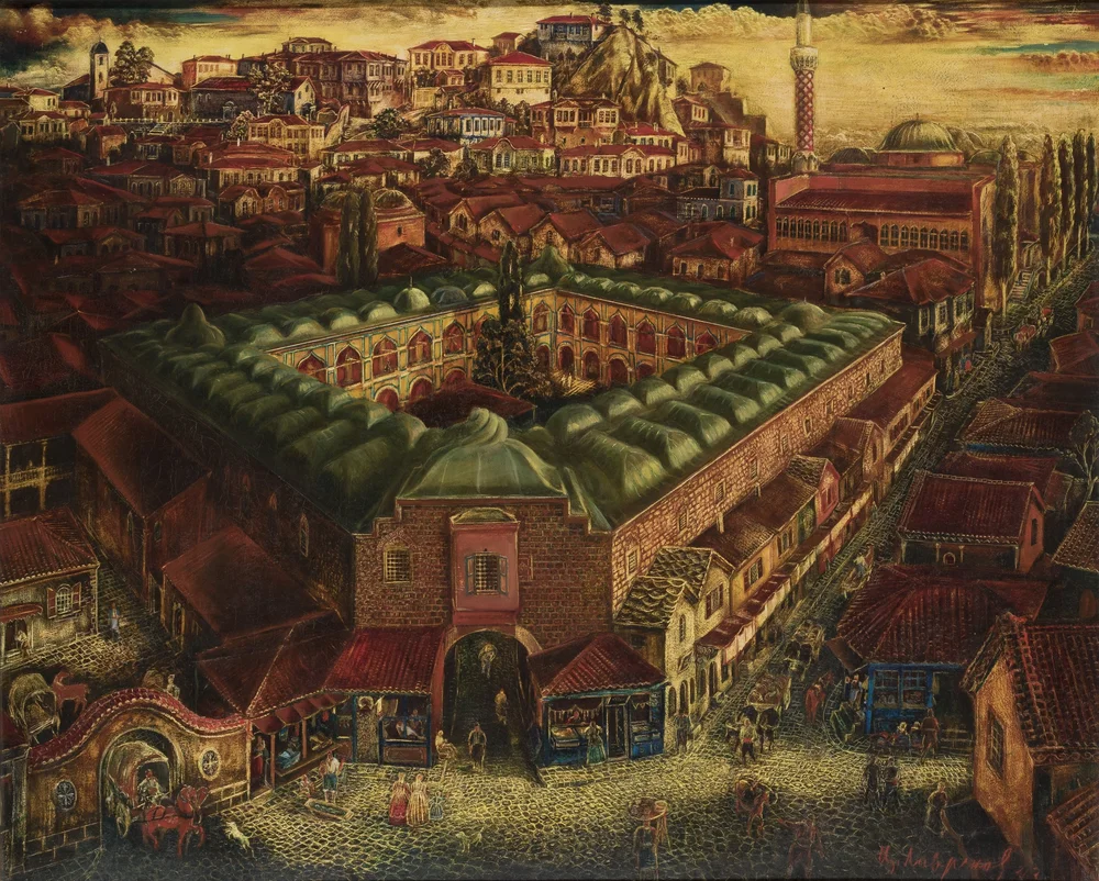 Куршум хан, 1943. Маслени био, платно, шперплат. Национална галерия, София.