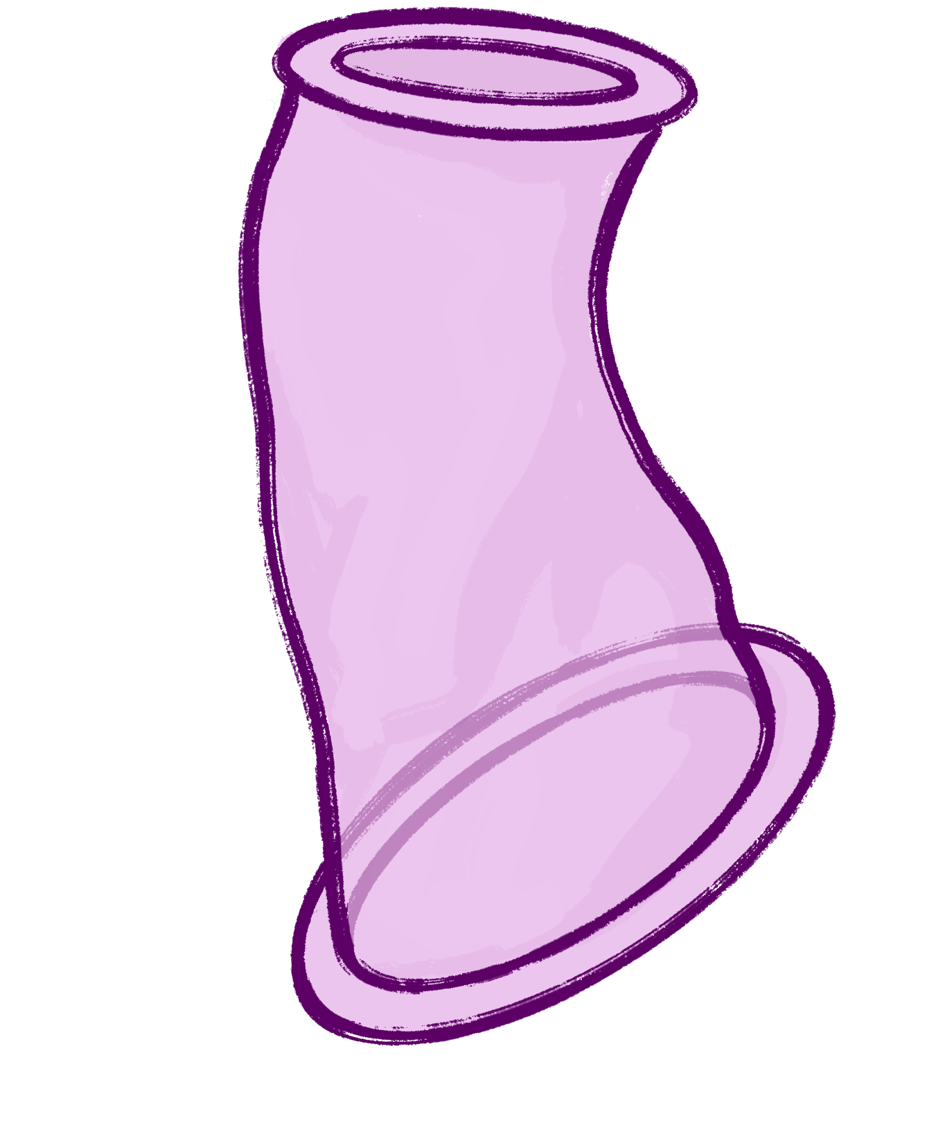 drawing of internal condom
