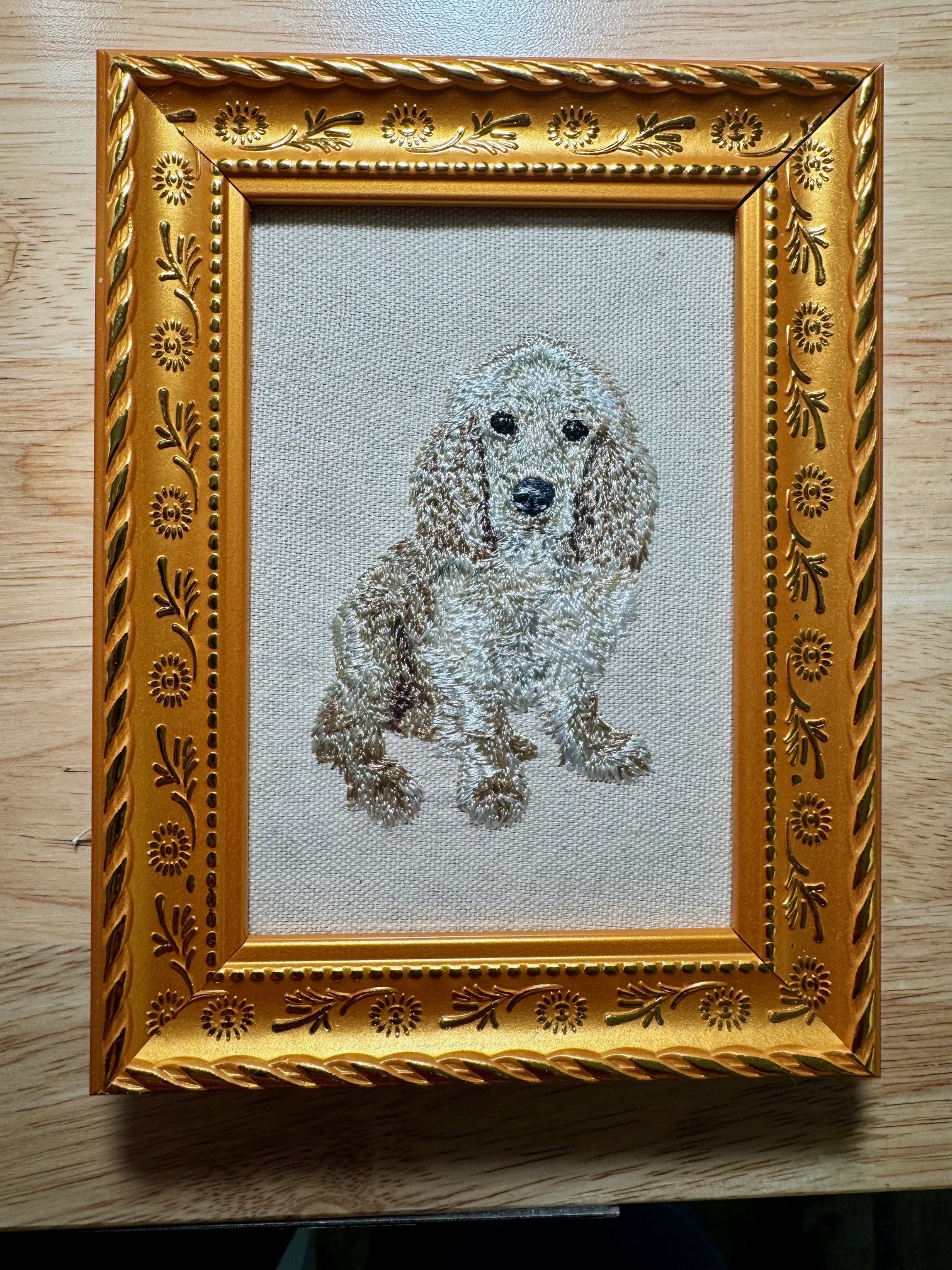 Cocker Spaniel Embroidered and Framed! Other Designs and Breeds Available!