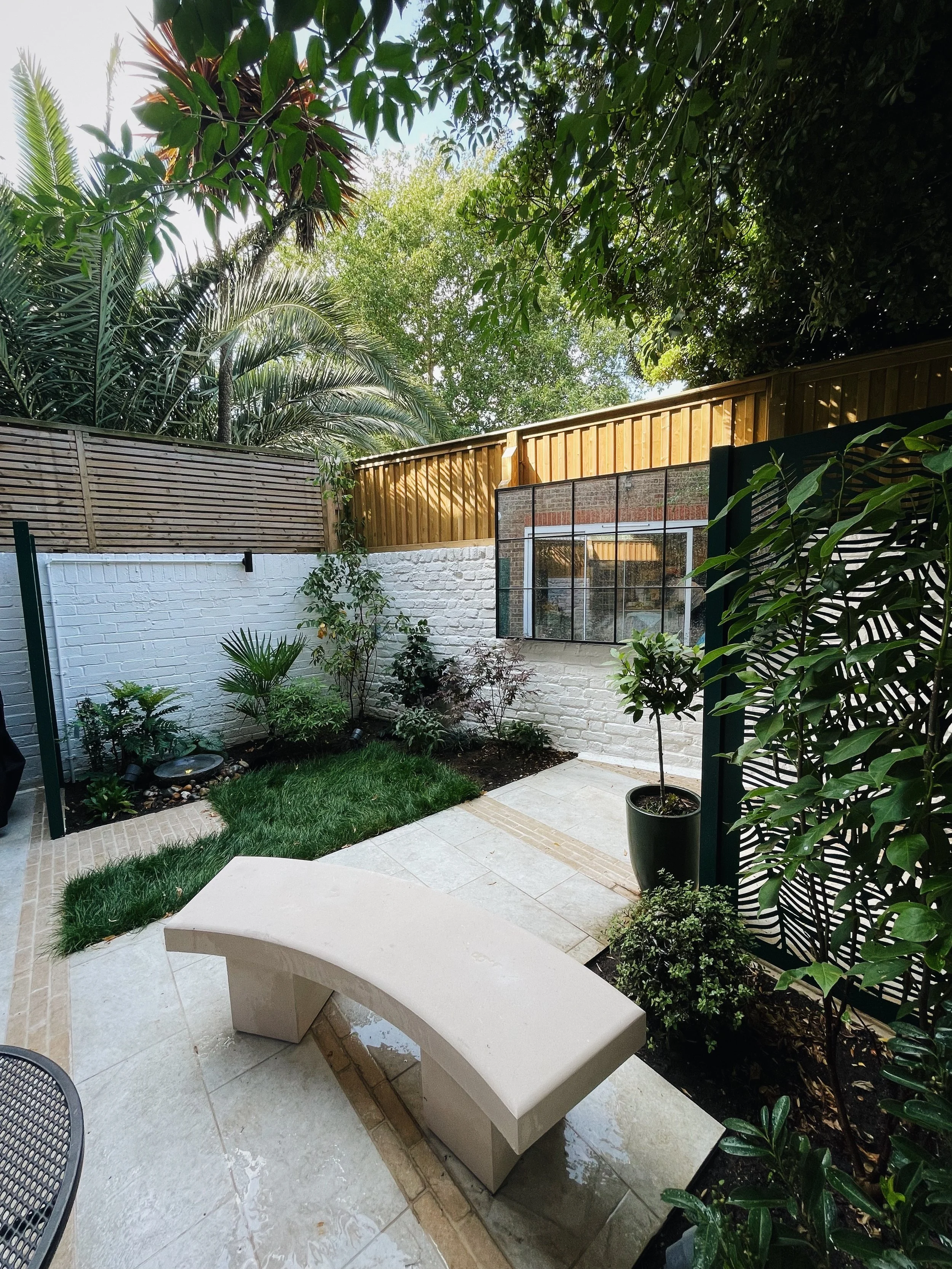 Luxury courtyard