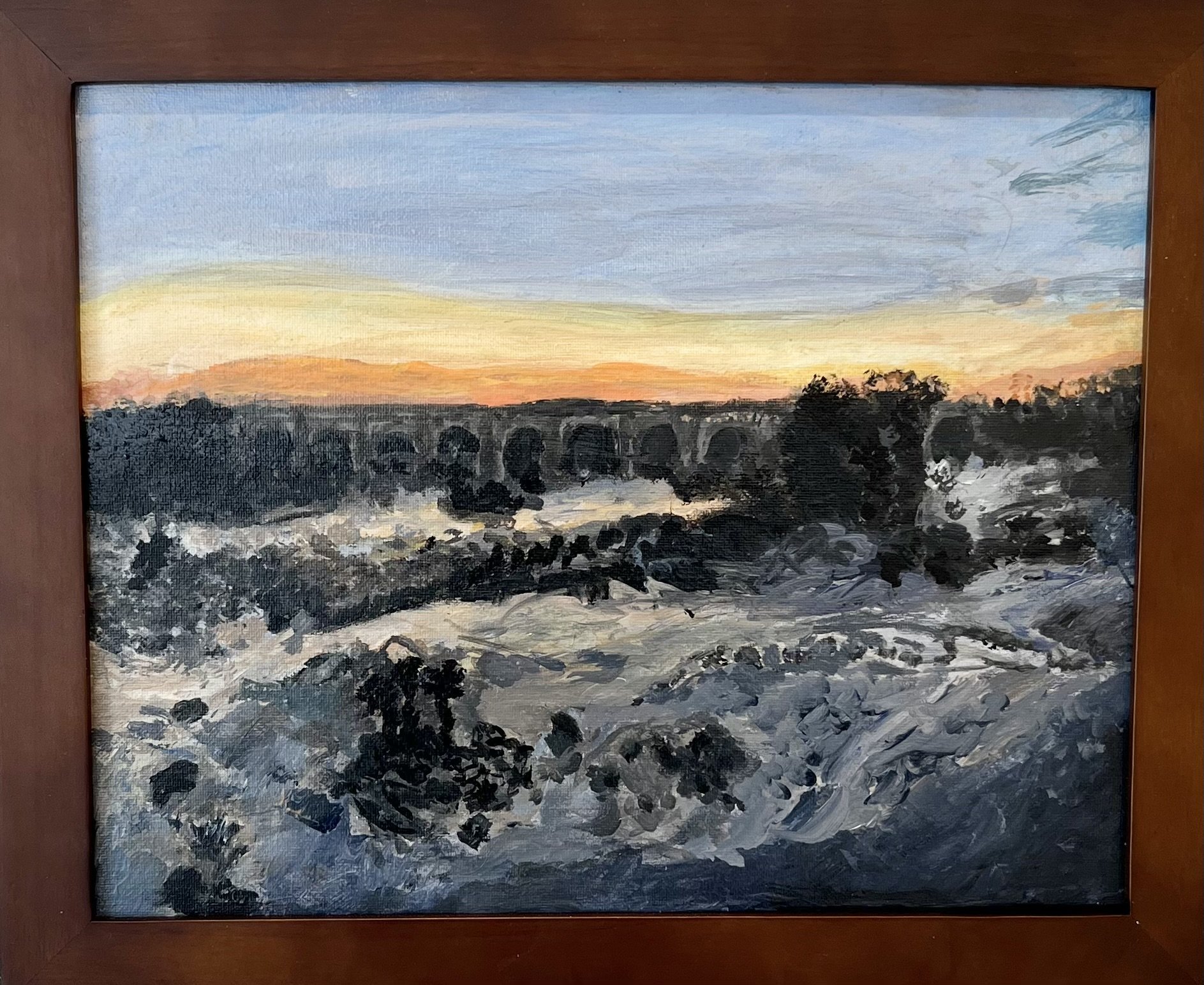 Blue Hour Over the James River Series #1- Civil Twilight 6:04 PM