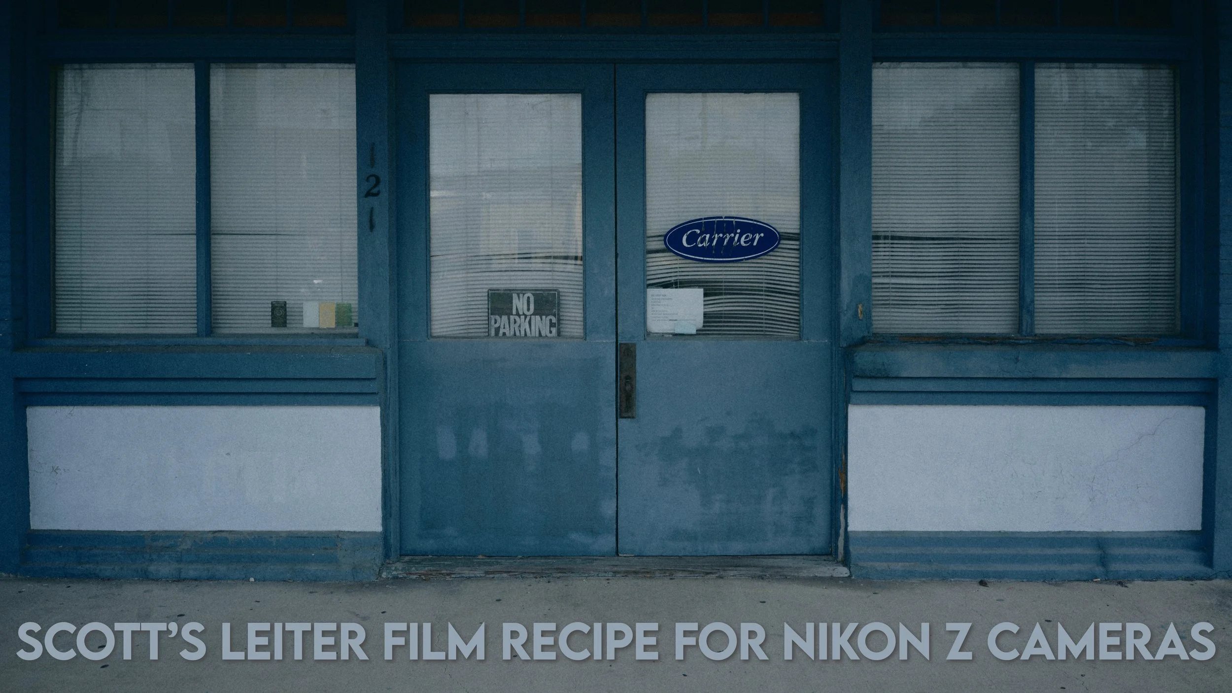Scott’s Leiter film recipe for Nikon Z cameras