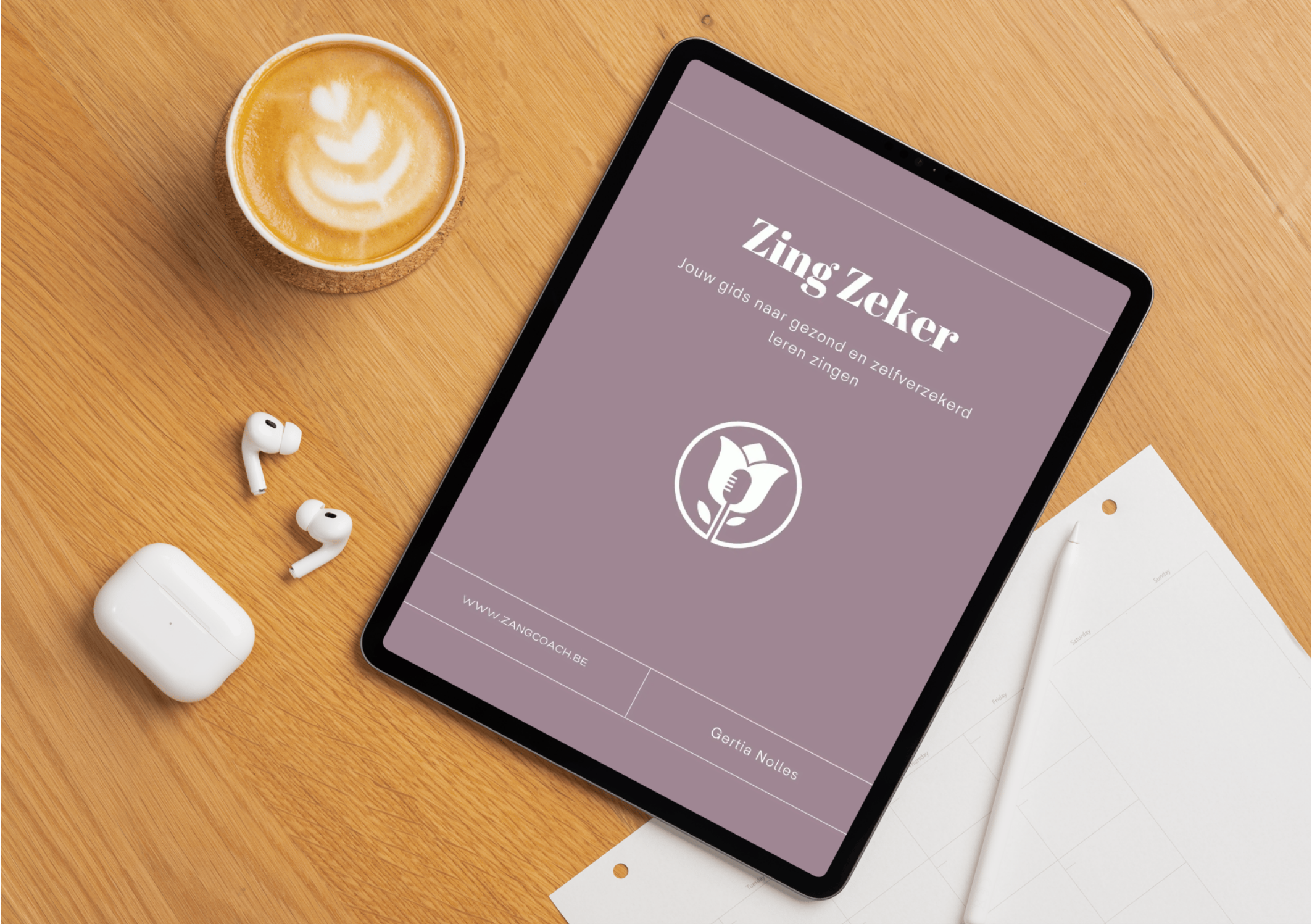 E-book Zing Zeker met zangoefeningen voor beginnende zangers