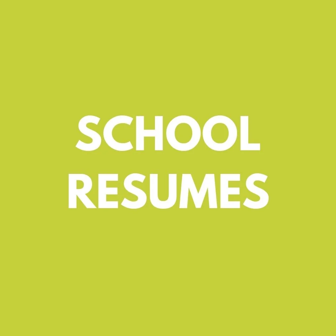 School Resumes