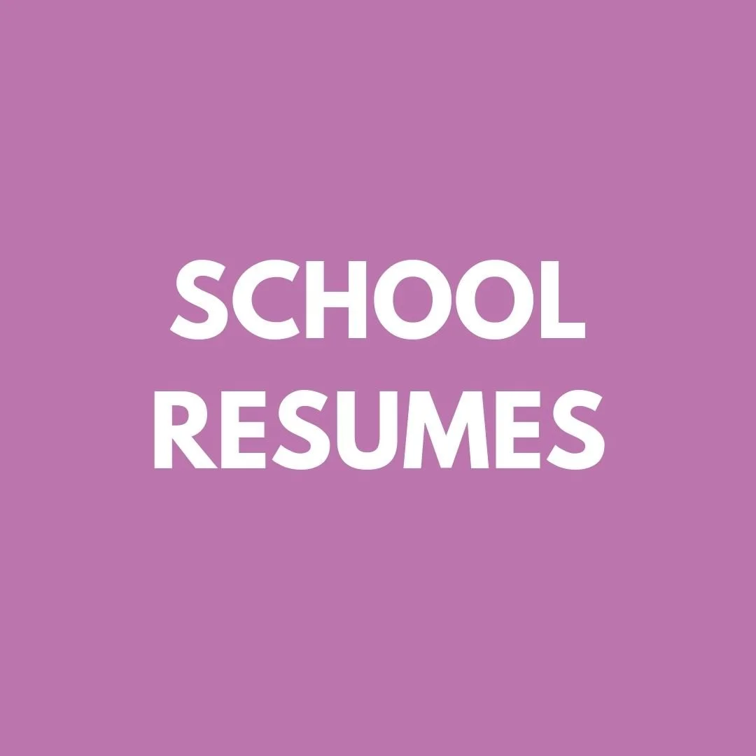 School Resumes