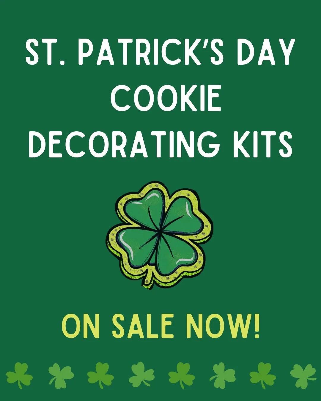 Celebrate St. Patrick&rsquo;s Day with a Bent Fork Cookie Kit!🍀🍪🌈 Perfect for gifting &amp; a fun activity for kids!
$30 kit includes:
💚 6 cookies
💚 3 frosting bags
💚 2 sprinkle bags
To order Venmo @ Abby-Murphy-412
☘️ Pickup Thursday, 3/12 at 