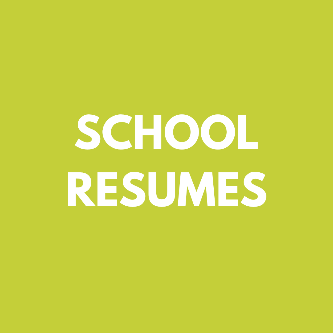 School Resumes