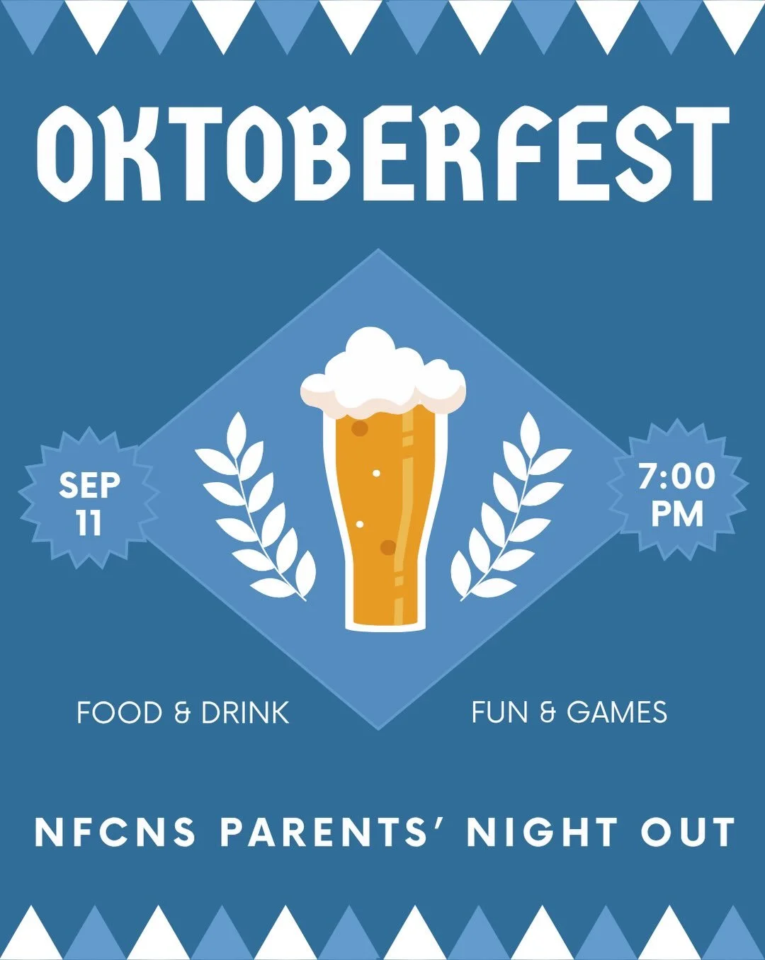 Join us for the Annual NFCNS Oktoberfest! Celebrate, drink, bid &amp; sip to support NFCNS! Enjoy food, silent auction, raffle &amp; wine pull. 
🗓️ Friday, September 11th
⏰ 7&ndash;10pm
📍At the Colnitis&rsquo; home
🎟️ Purchase Tickets - Link in Bi