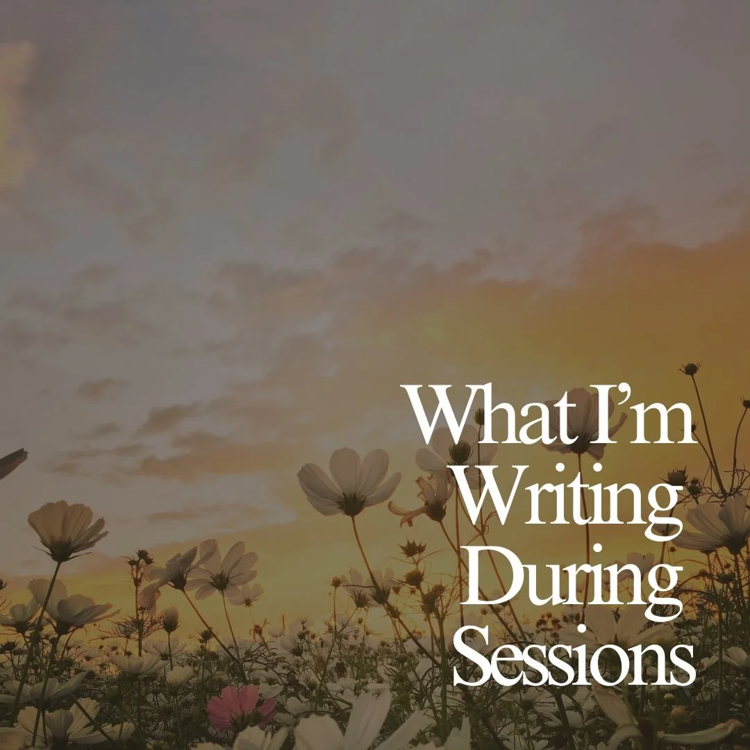✍️ 📓 👀 ever feel anxious or curious when your therapist starts writing after you&rsquo;ve said something?! You&rsquo;re definitely not alone! Not all therapists will write notes during sessions, but I do! I will remember that your dog has a vet app