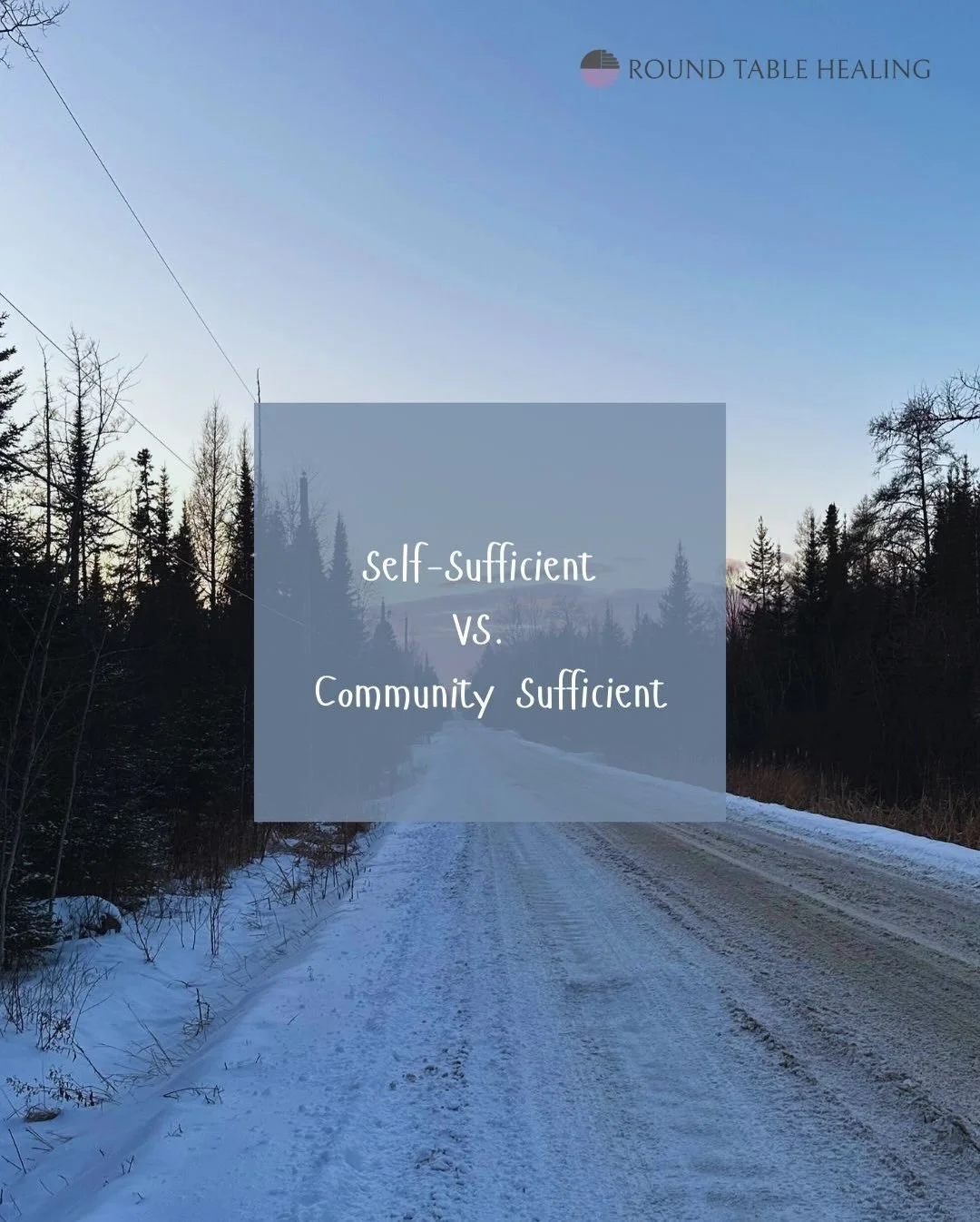 Instead of saying &ldquo;I can do it all myself&rdquo;, what if we could say &ldquo;We can all do our part together&rdquo;