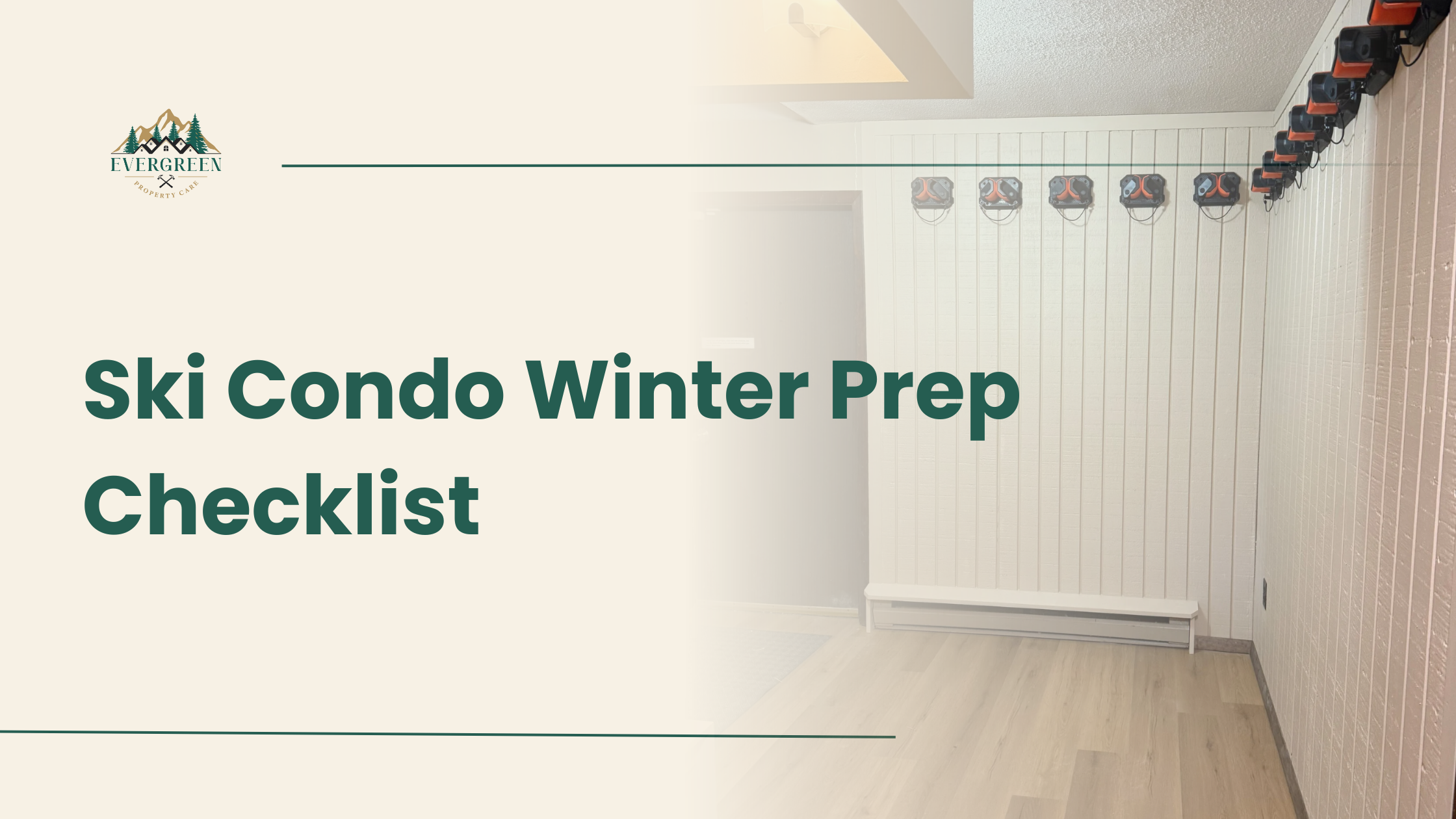 Ski Condo Winter Prep Checklist
