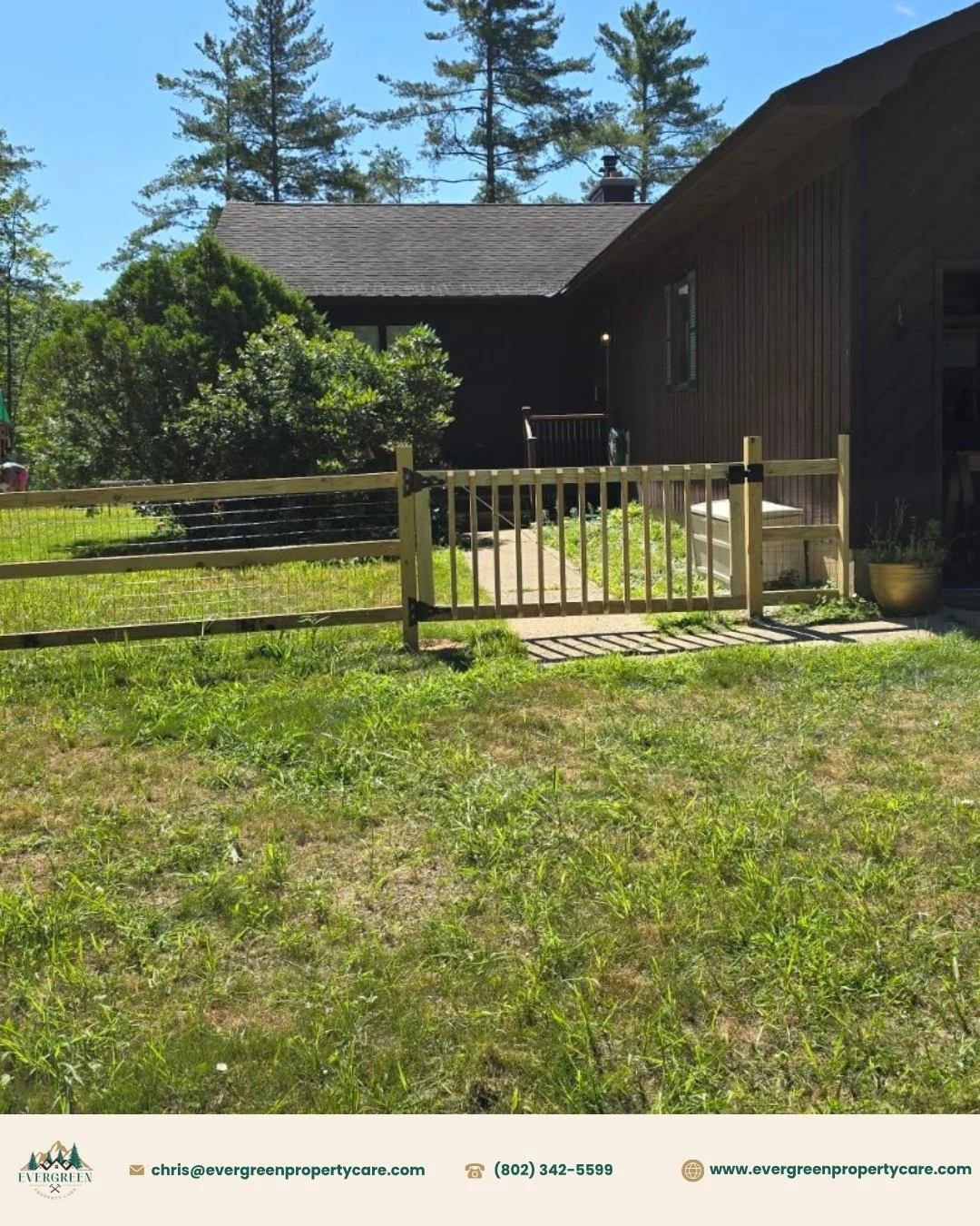 Colonial Drive Fence Installation