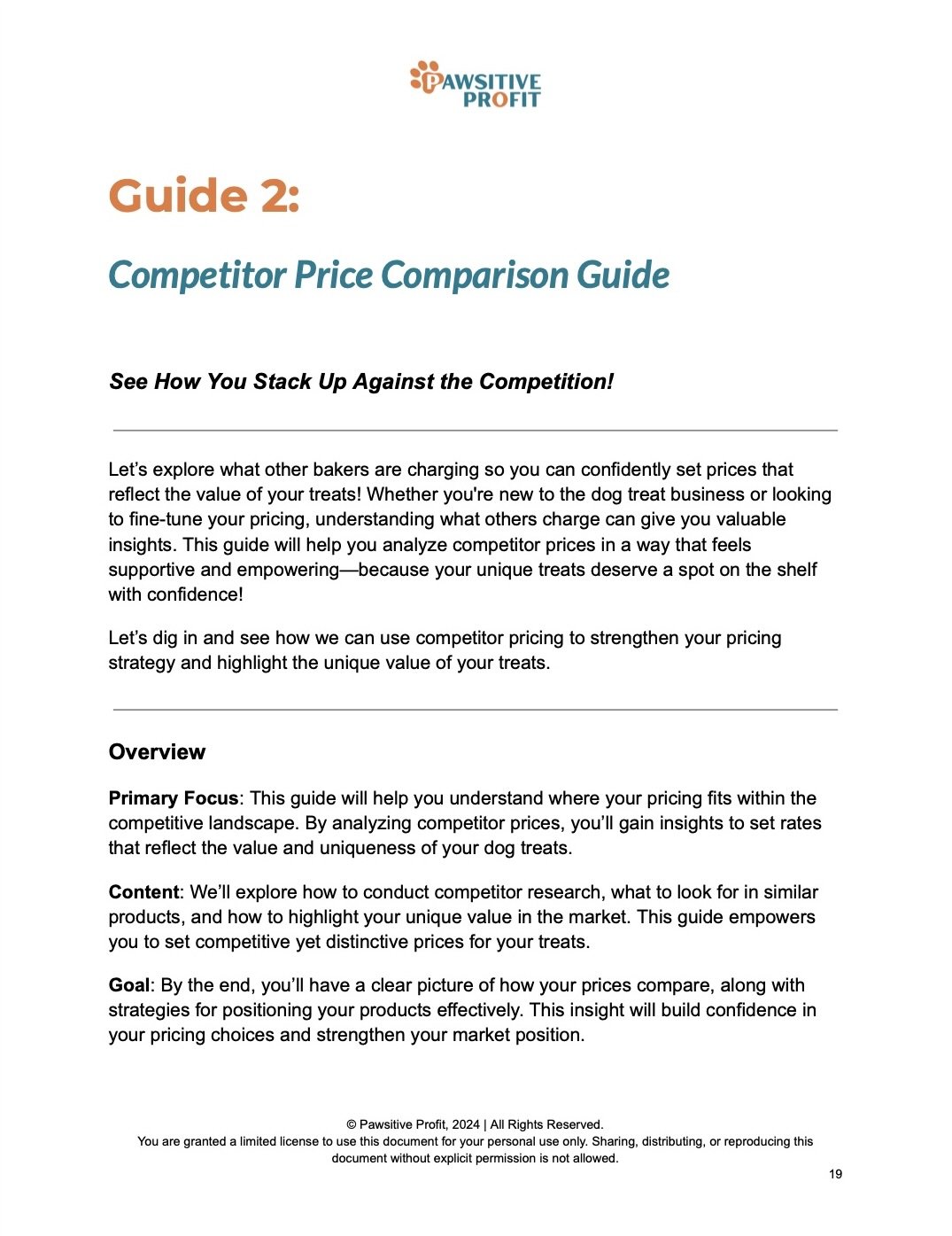 Guide 2: Analyze Your Competition
